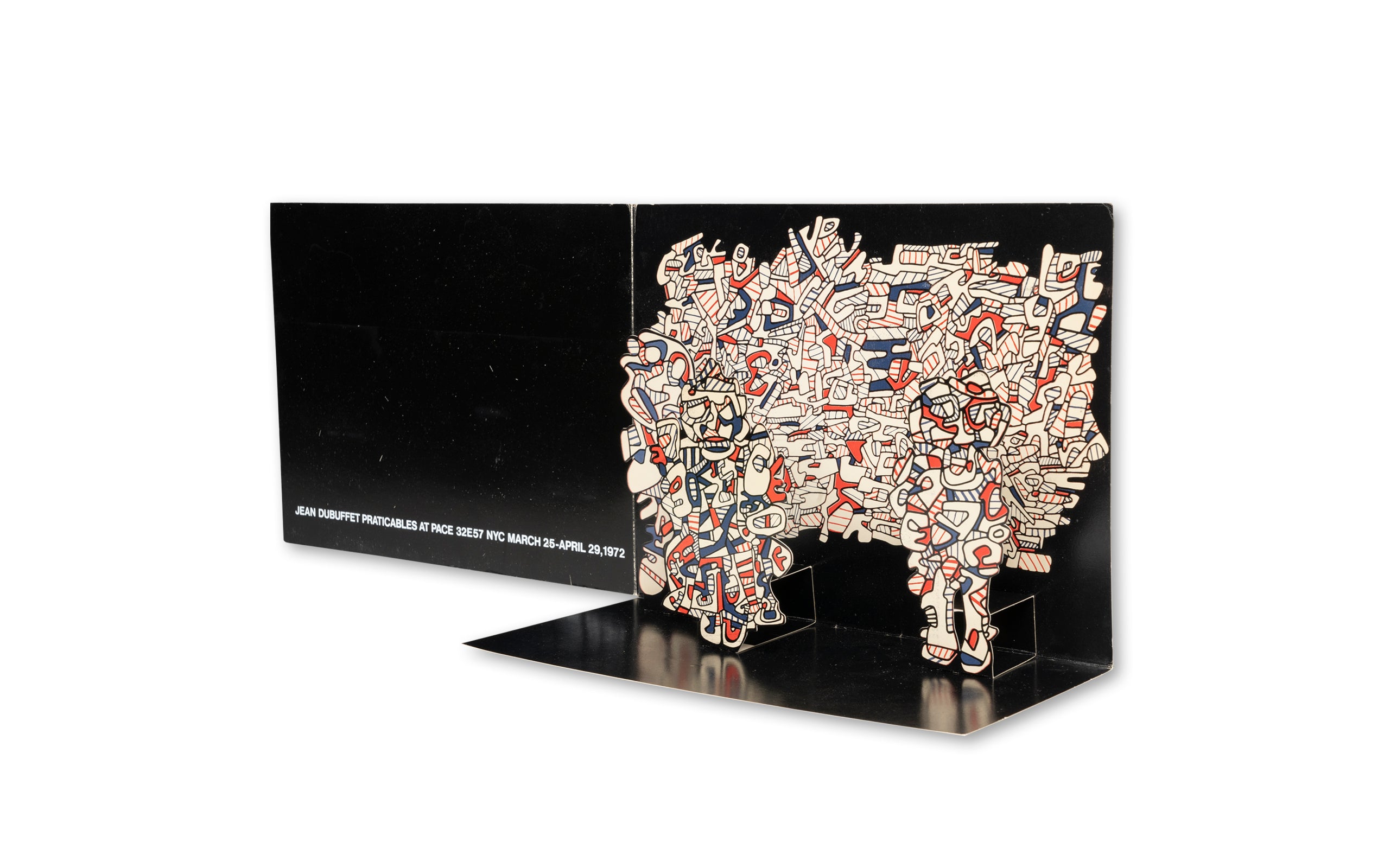 JEAN DUBUFFET: PRATICABLES - INVITATION by Jean Dubuffet