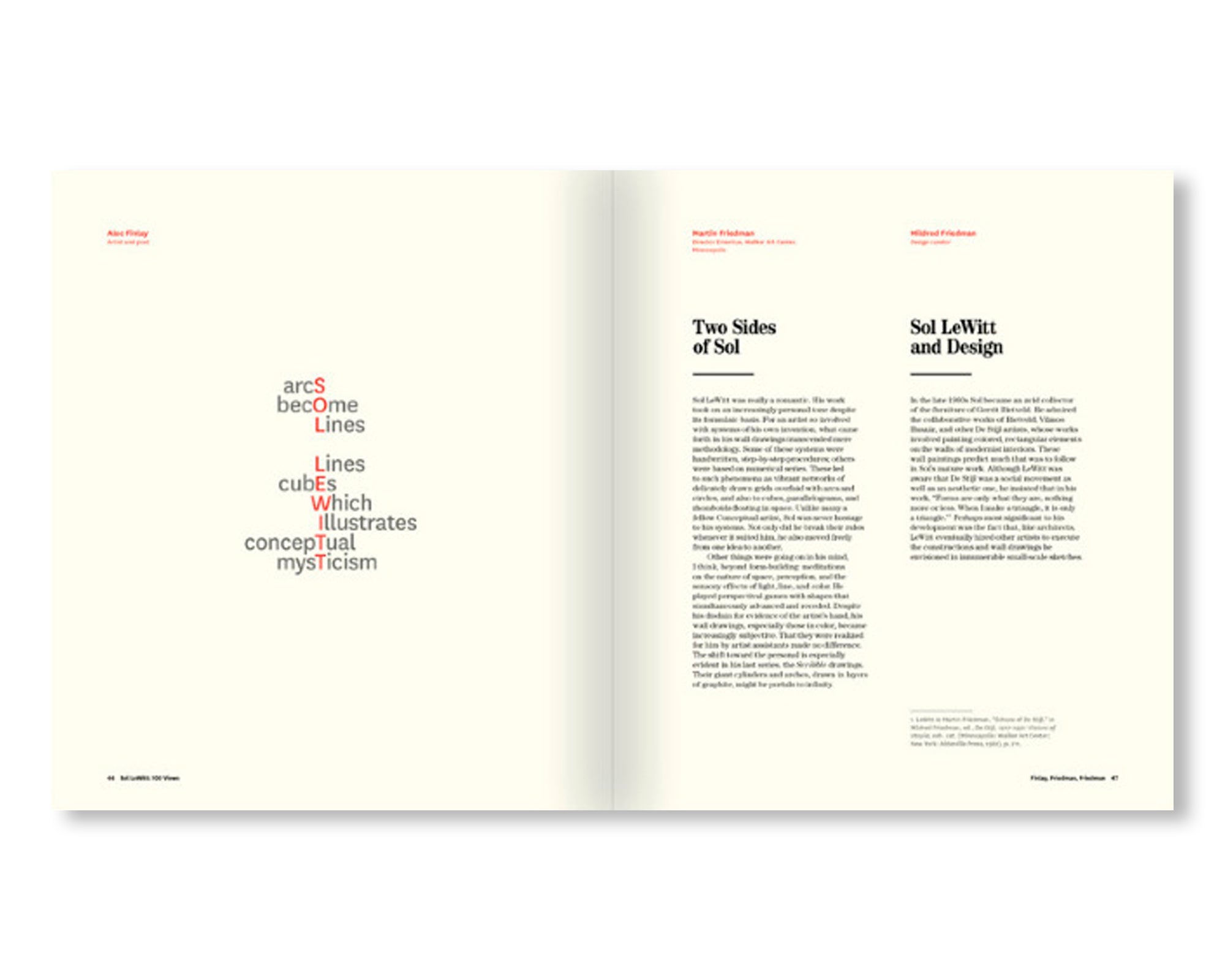 SOL LEWITT 100 VIEWS by Sol LeWitt