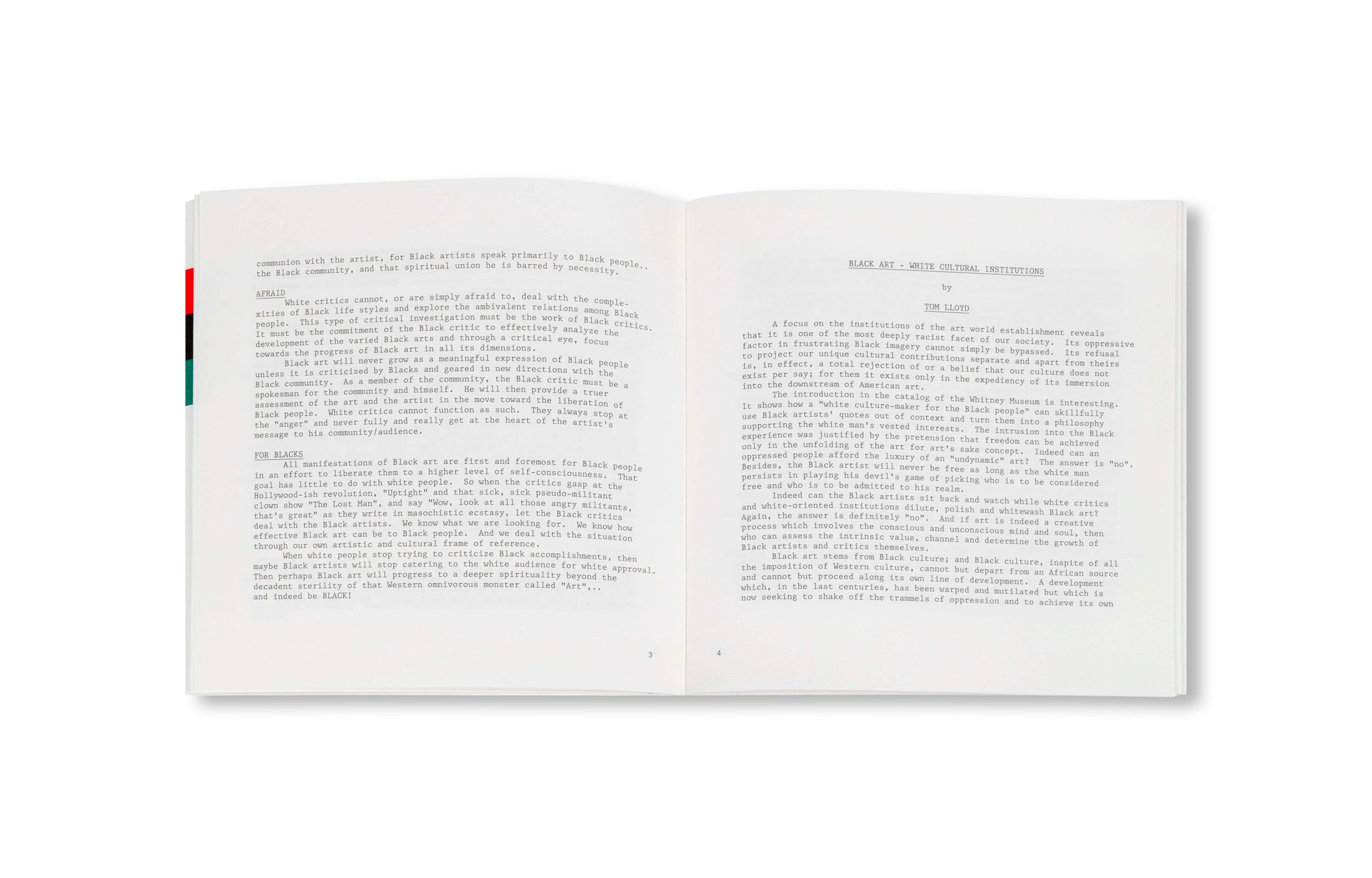 BLACK ART NOTES by Tom Lloyd [SECOND PRINTING]