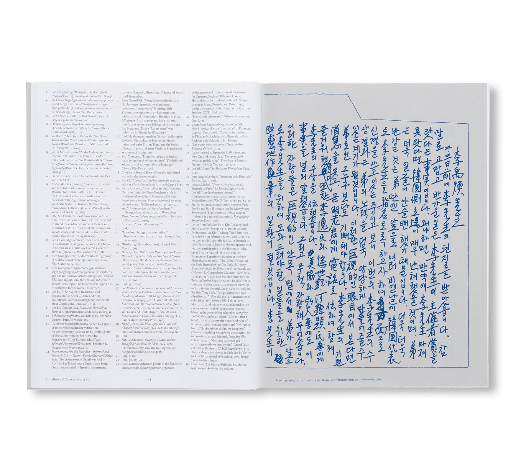 THE MAKING OF MODERN KOREAN ART: THE LETTERS OF KIM TSCHANG-YEUL, KIM WHANKI, LEE UFAN, AND PARK SEO-BO, 1961–1982 by Kim Tschang-Yeul, Kim Whanki, Lee Ufan, Park Seo-Bo