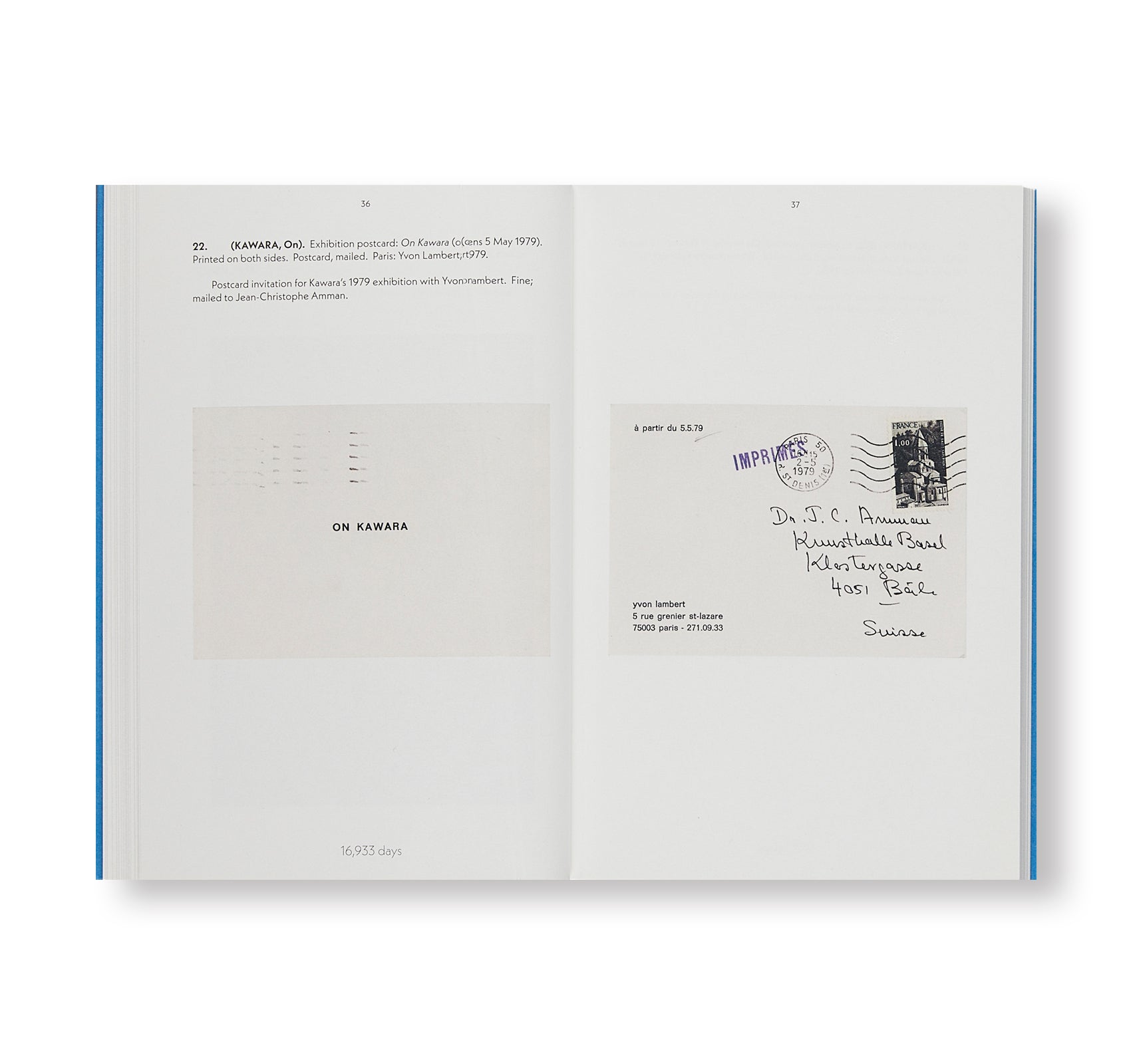 ON KAWARA  - CATALOGUE 242 by On Kawara