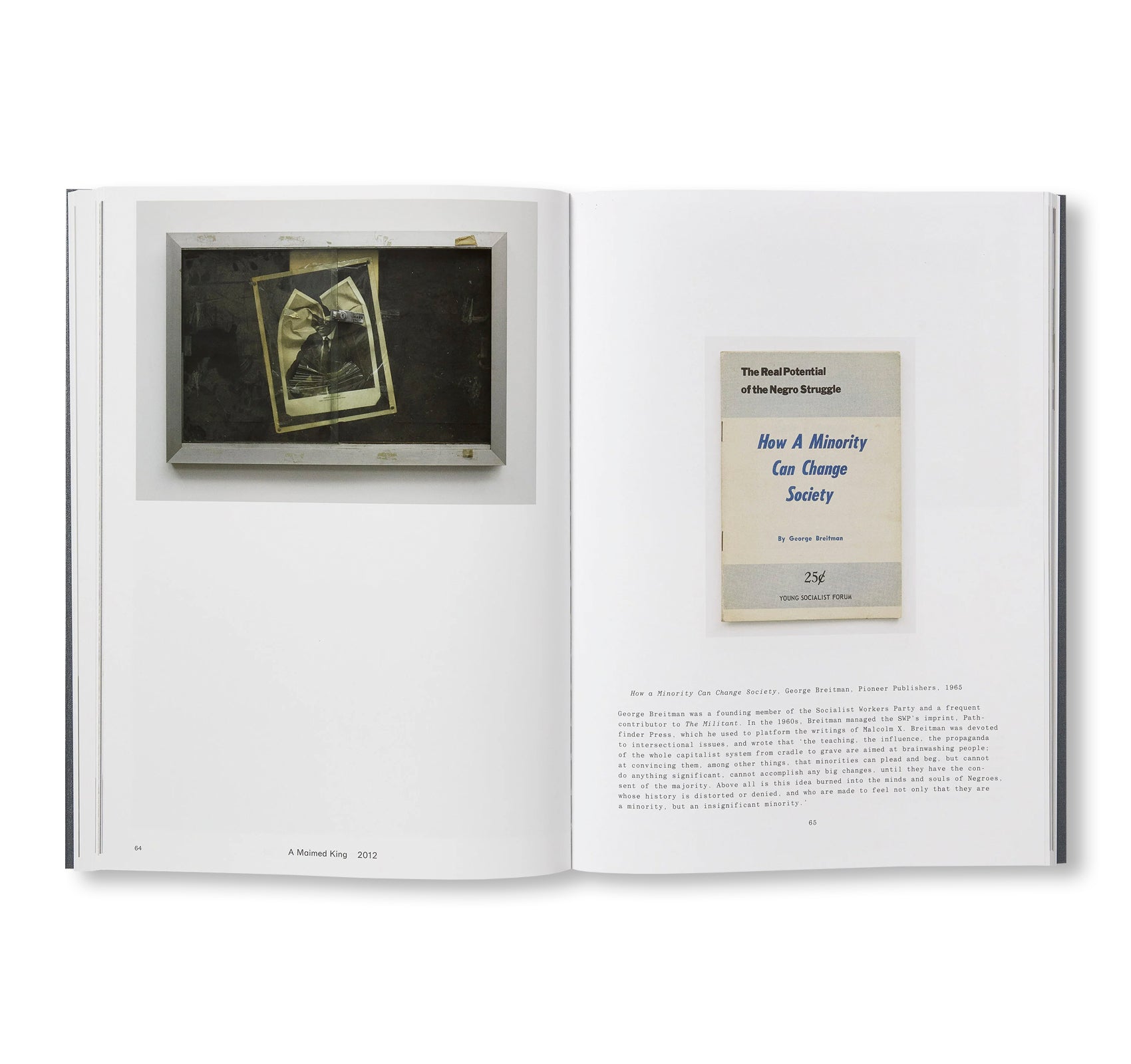 1965: MALCOLM IN WINTER: A TRANSLATION EXERCISE by Theaster Gates