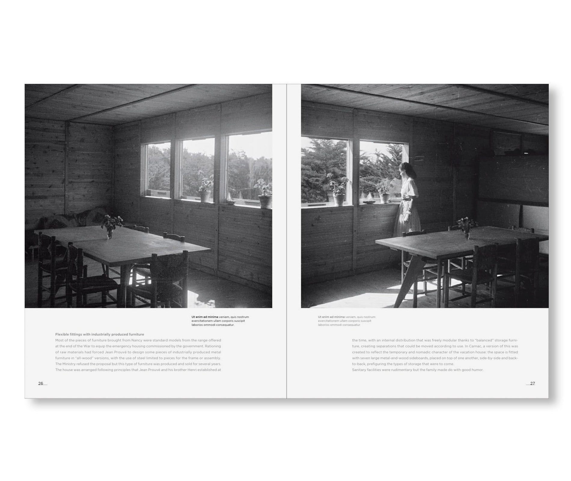 JEAN PROUVÉ CARNAC DEMOUNTABLE HOUSE, 1946 – VOL. 16 by Jean Prouvé