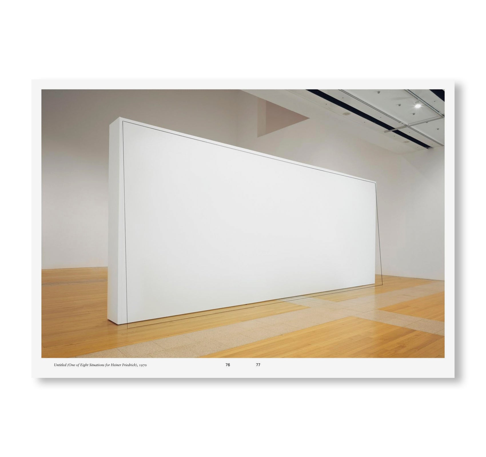 THREADING SPACE by Fred Sandback