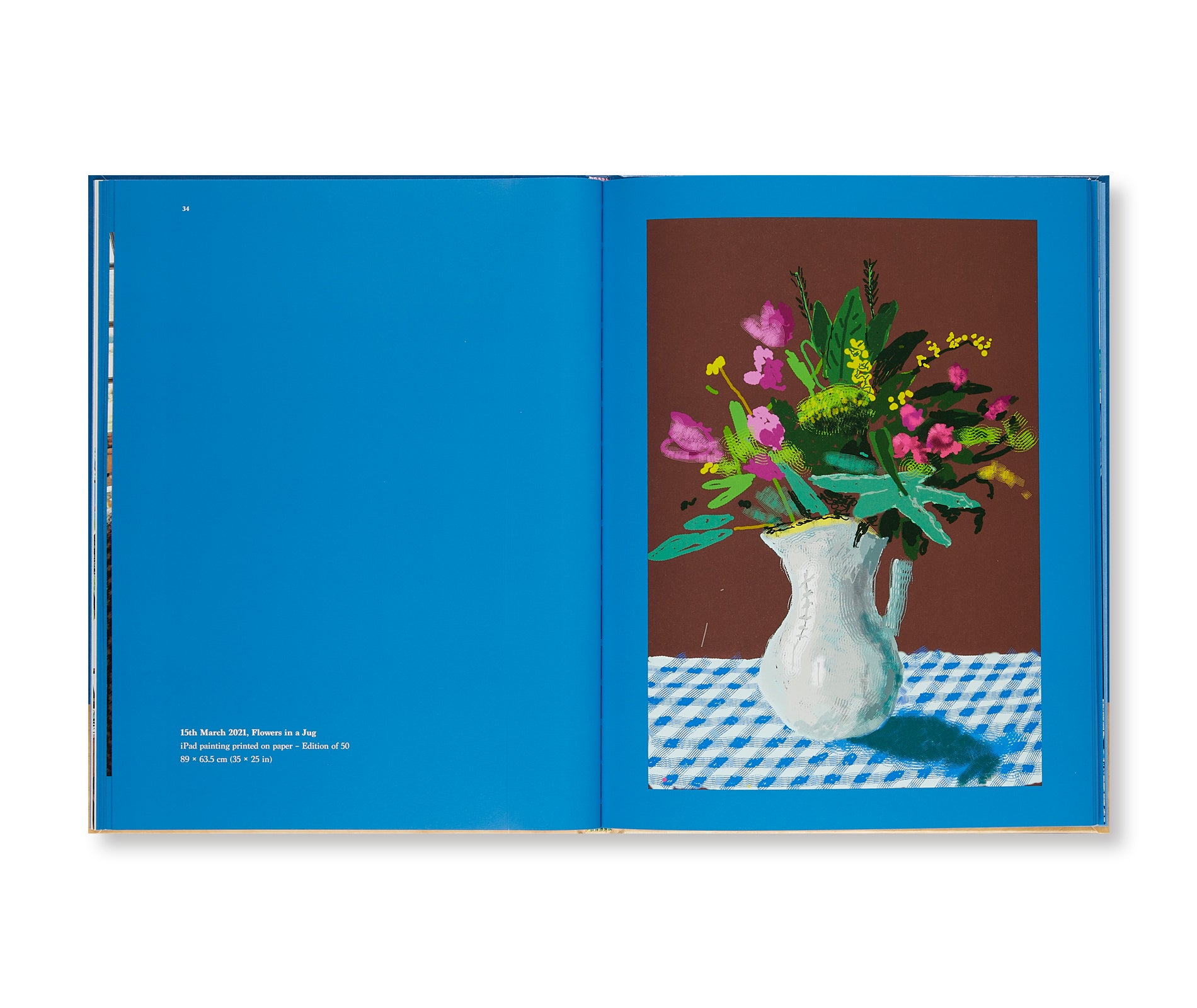 20 FLOWERS AND SOME BIGGER PICTURES by David Hockney