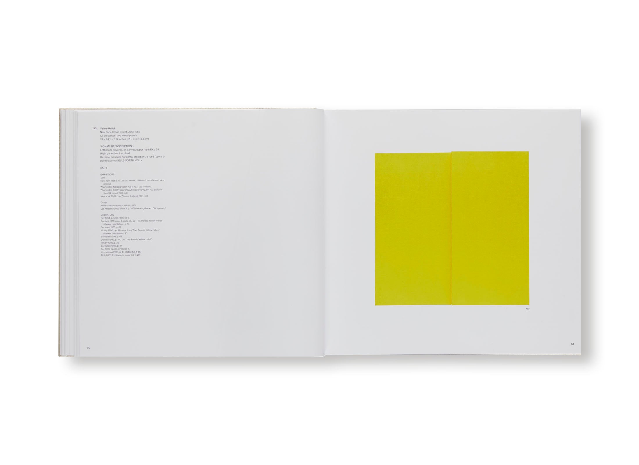 ELLSWORTH KELLY, CATALOGUE RAISONNÉ OF PAINTINGS, RELIEFS AND SCULPTURE, VOLUME TWO, 1954-1958 by Ellsworth Kelly