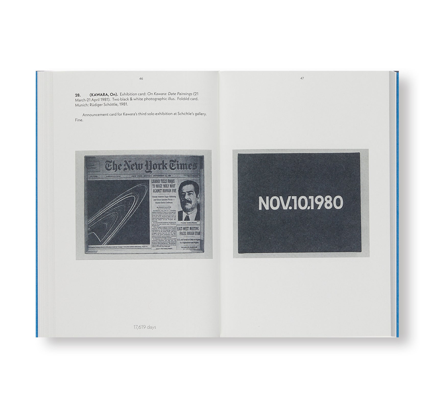 ON KAWARA  - CATALOGUE 242 by On Kawara