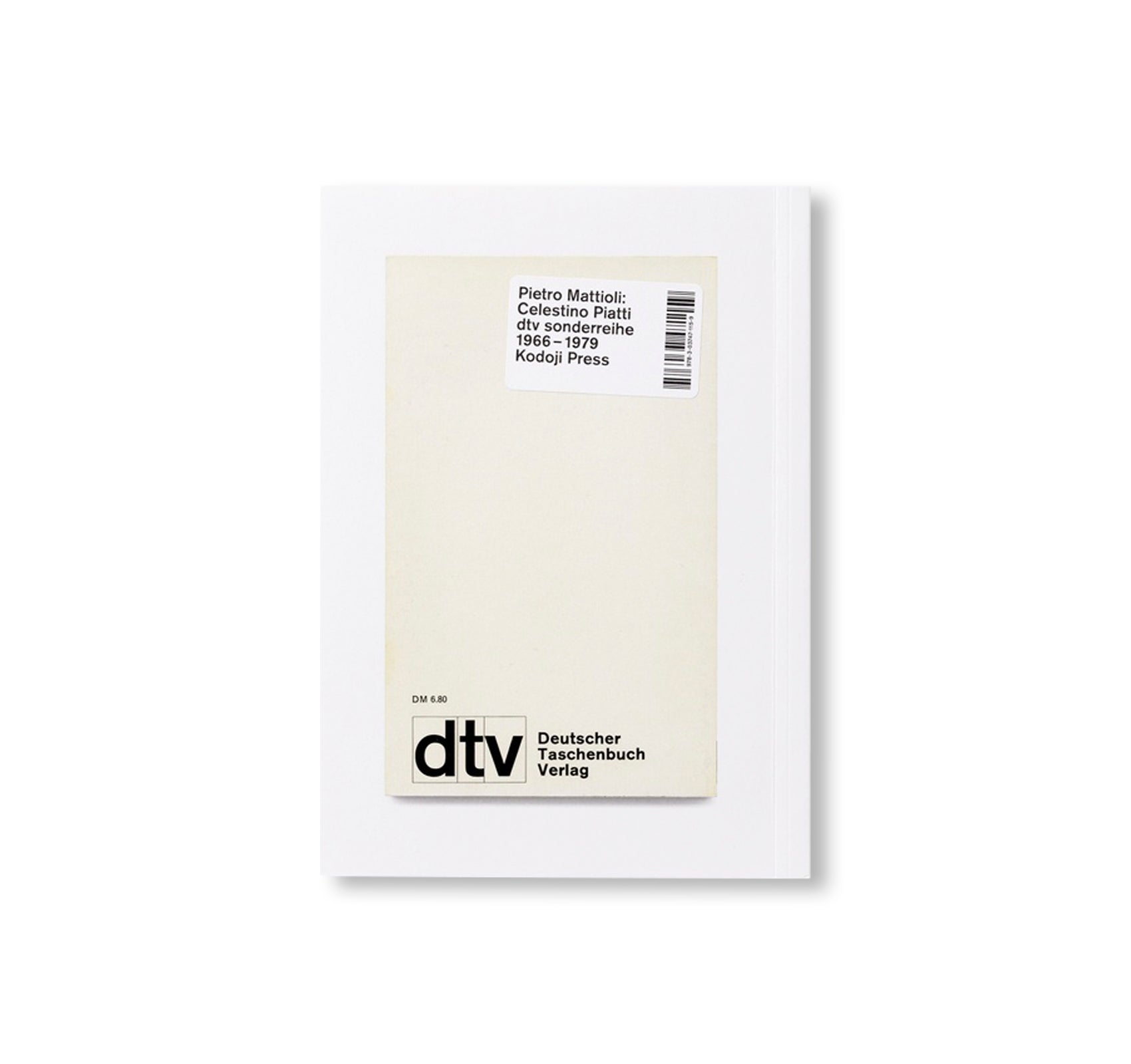 CELESTINO PIATTI: DTV SONDERREIHE 1966–1979 by Pietro Mattioli