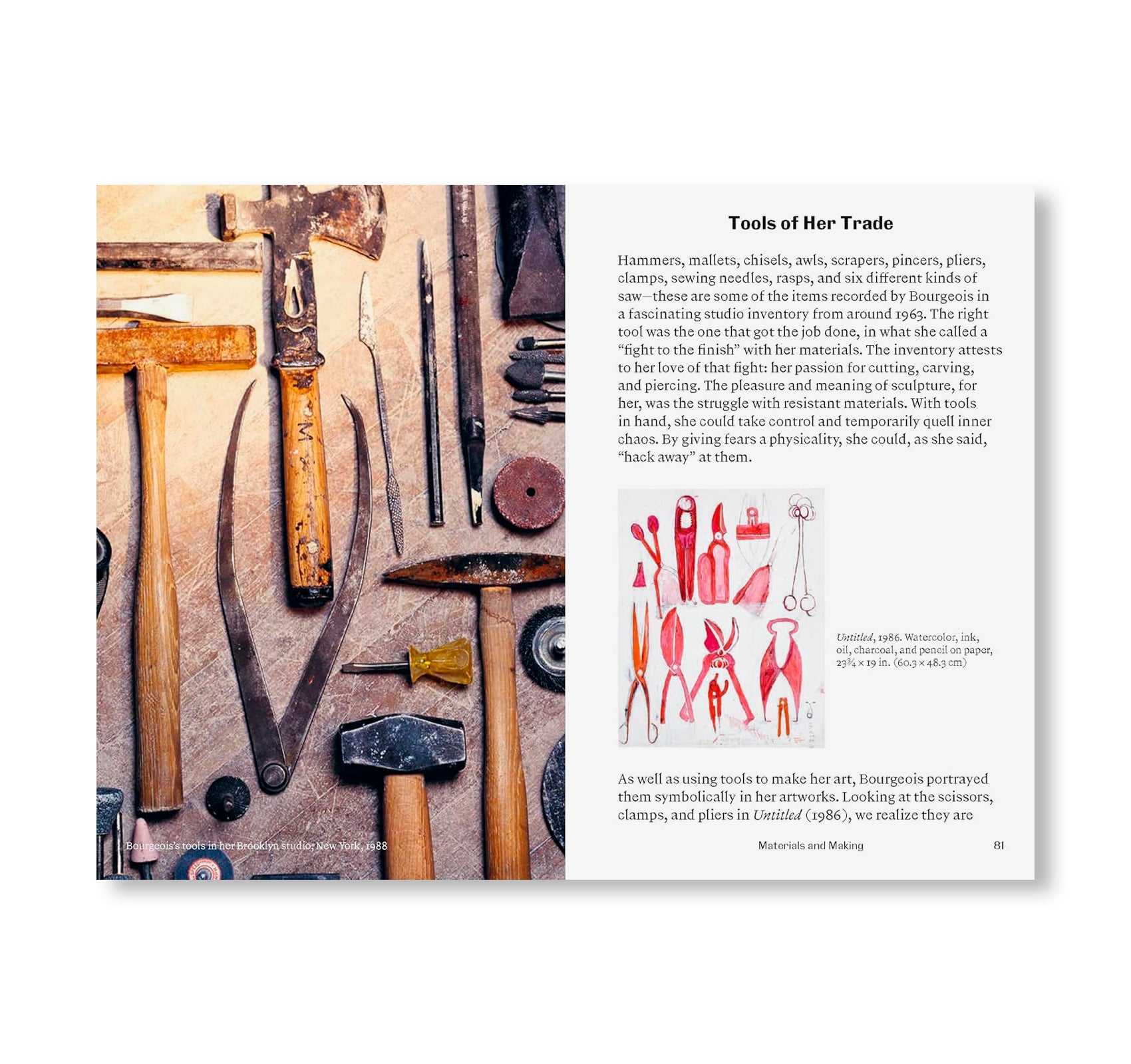 IN THE STUDIO: LOUISE BOURGEOIS by Louise Bourgeois