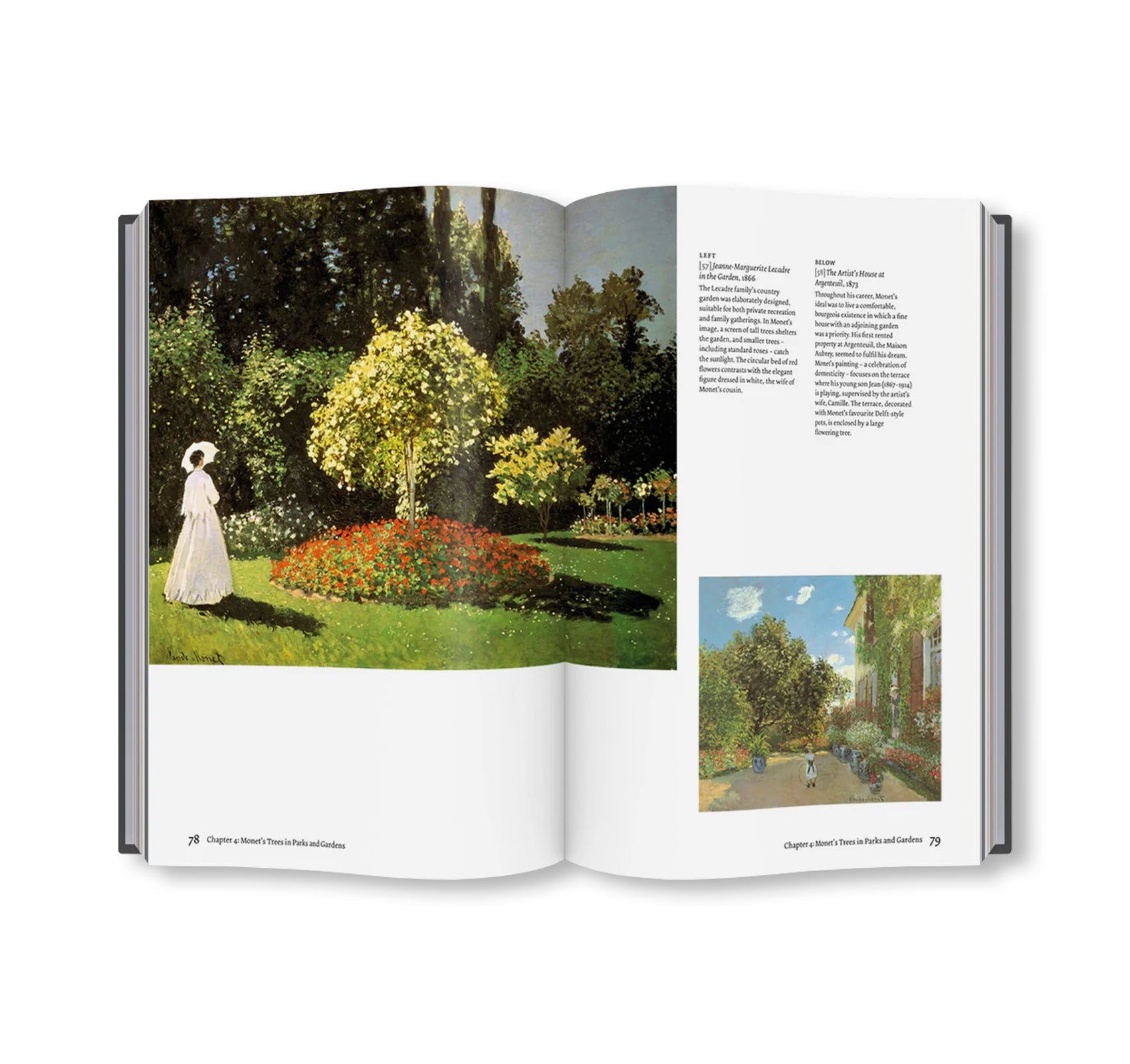 MONET'S: TREES PAINTINGS AND DRAWINGS BY CLAUDE MONET by Ralph Skea