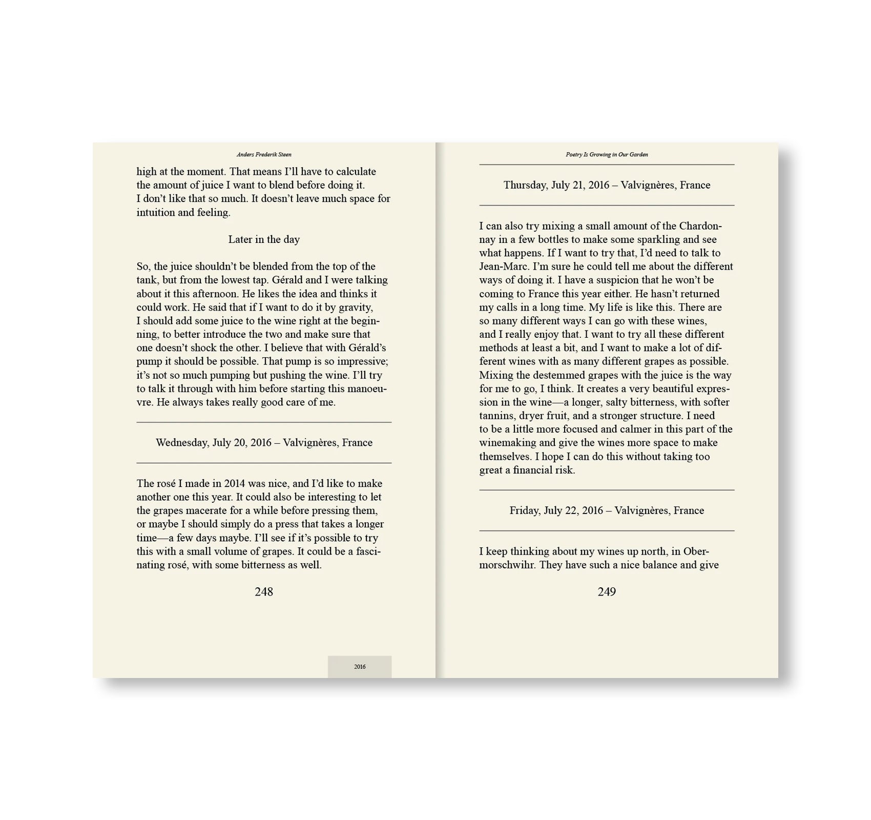 POETRY IS GROWING IN OUR GARDEN by Anders Frederik Steen (VOL.1) [REPRINTED EDITION / THIRD PRINTING]