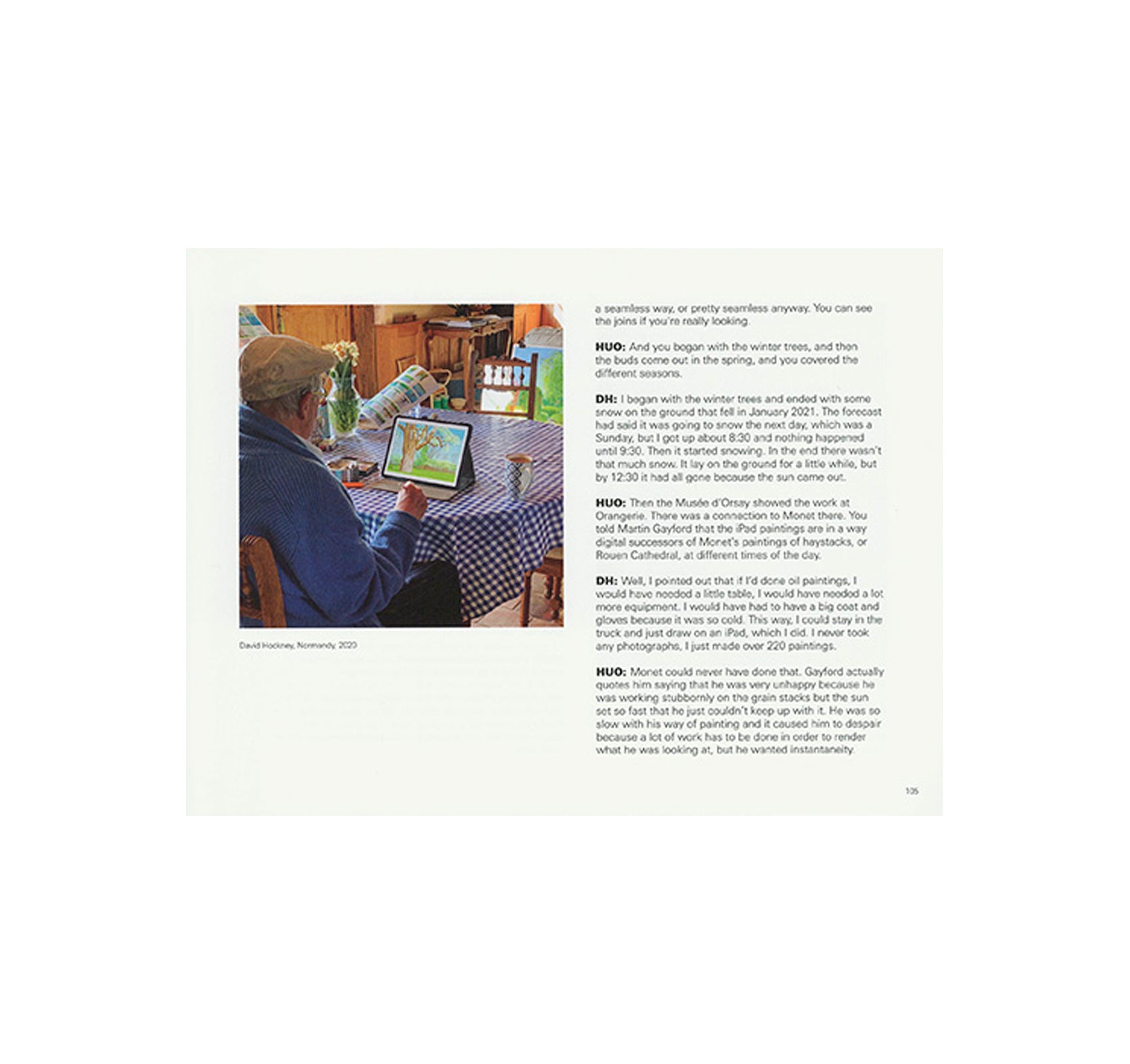 DAVID HOCKNEY: A YEAR IN NORMANDIE AND SOME OTHER THOUGHTS ABOUT PAINTING by David Hockney