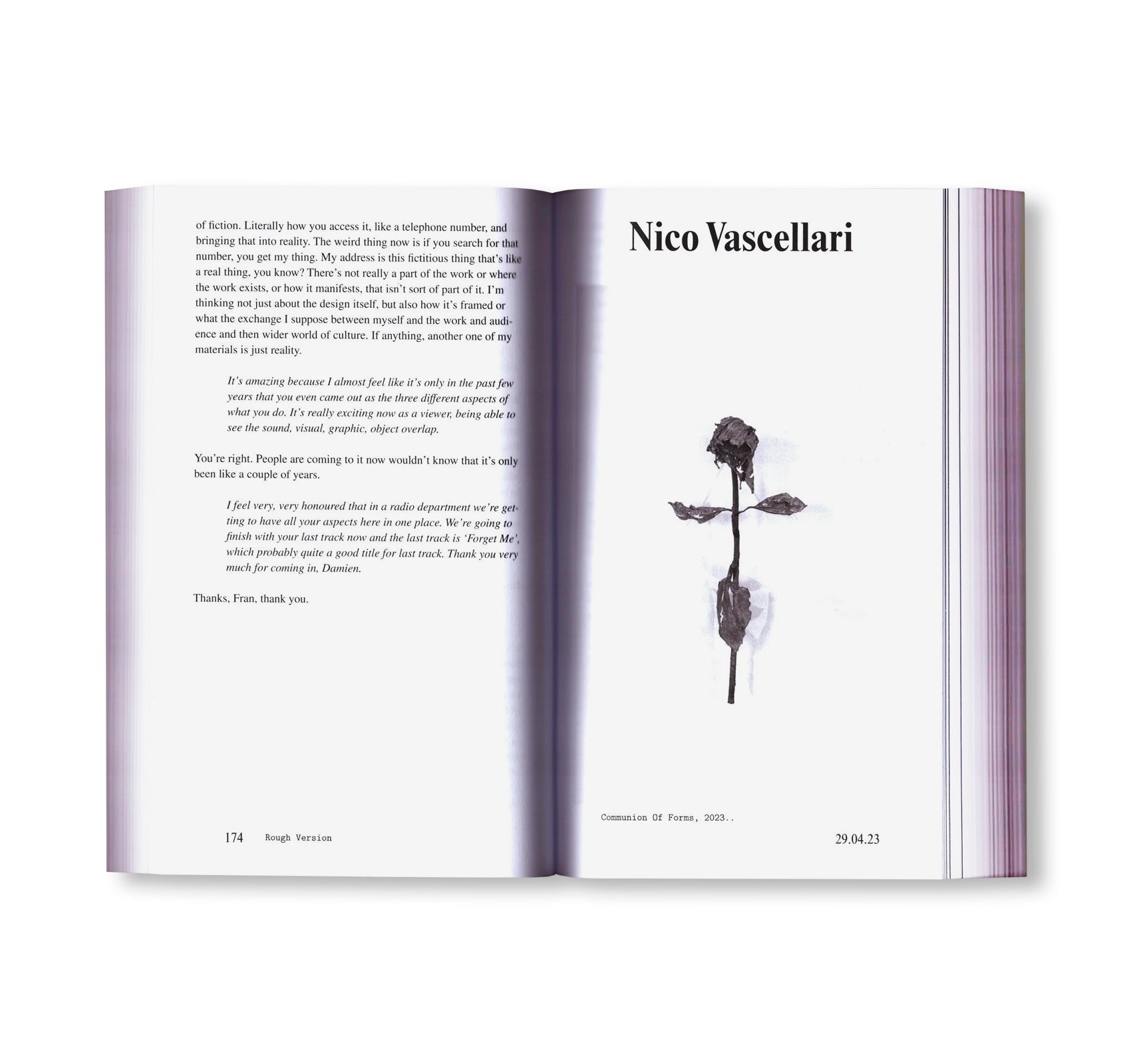 ROUGH VERSION, THE NTS INTERVIEWS, 2022-2024 by Francesca Gavin