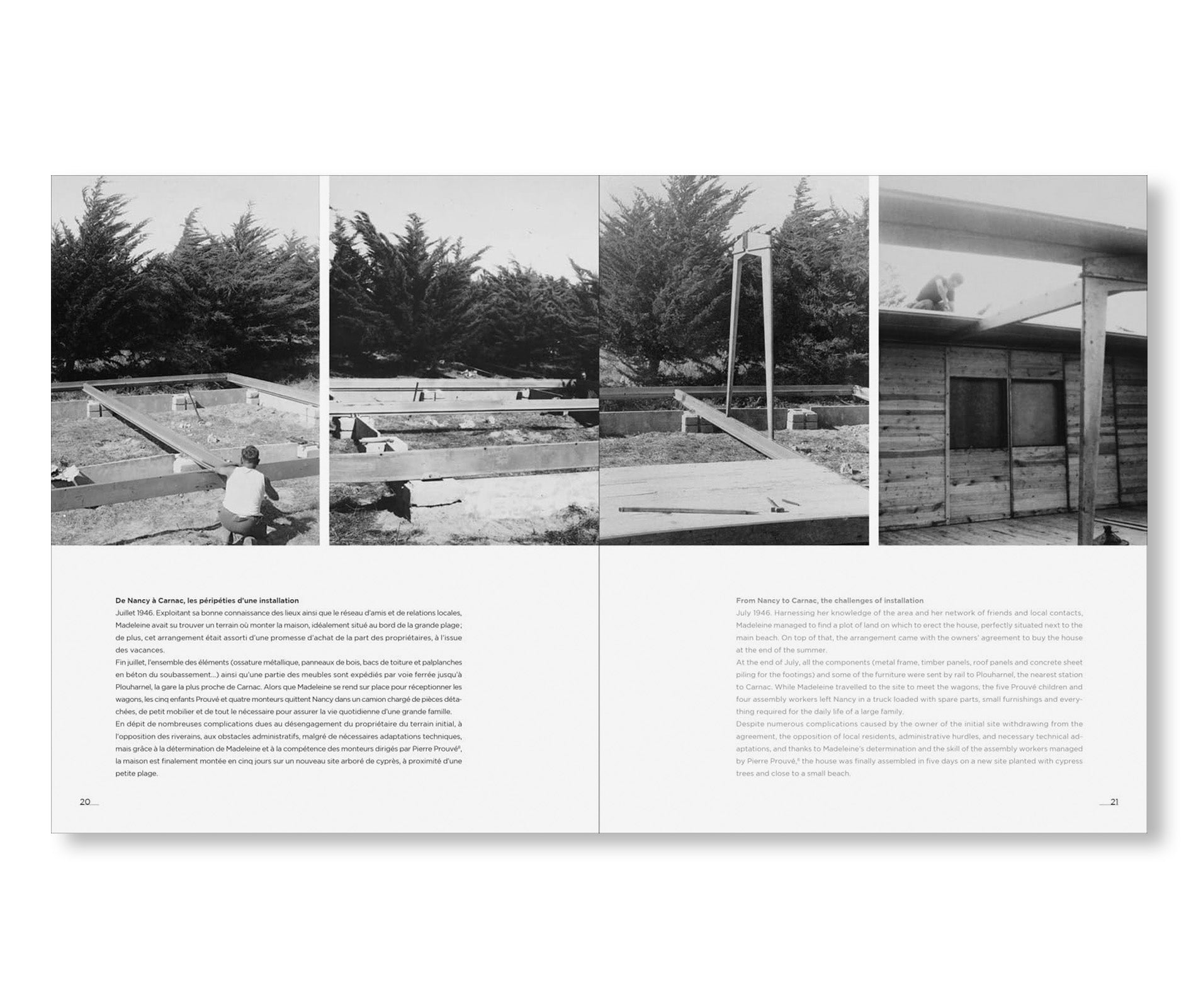 JEAN PROUVÉ CARNAC DEMOUNTABLE HOUSE, 1946 – VOL. 16 by Jean Prouvé