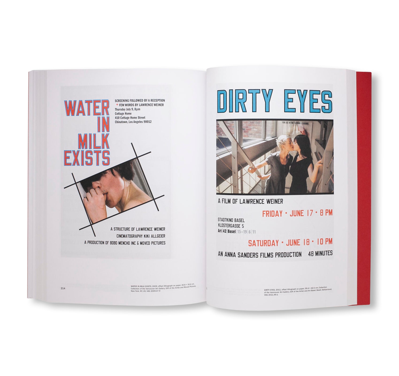 OF & ABOUT POSTERS: THE LAWRENCE WEINER POSTER ARCHIVE (1965-2021) by Lawrence Weiner
