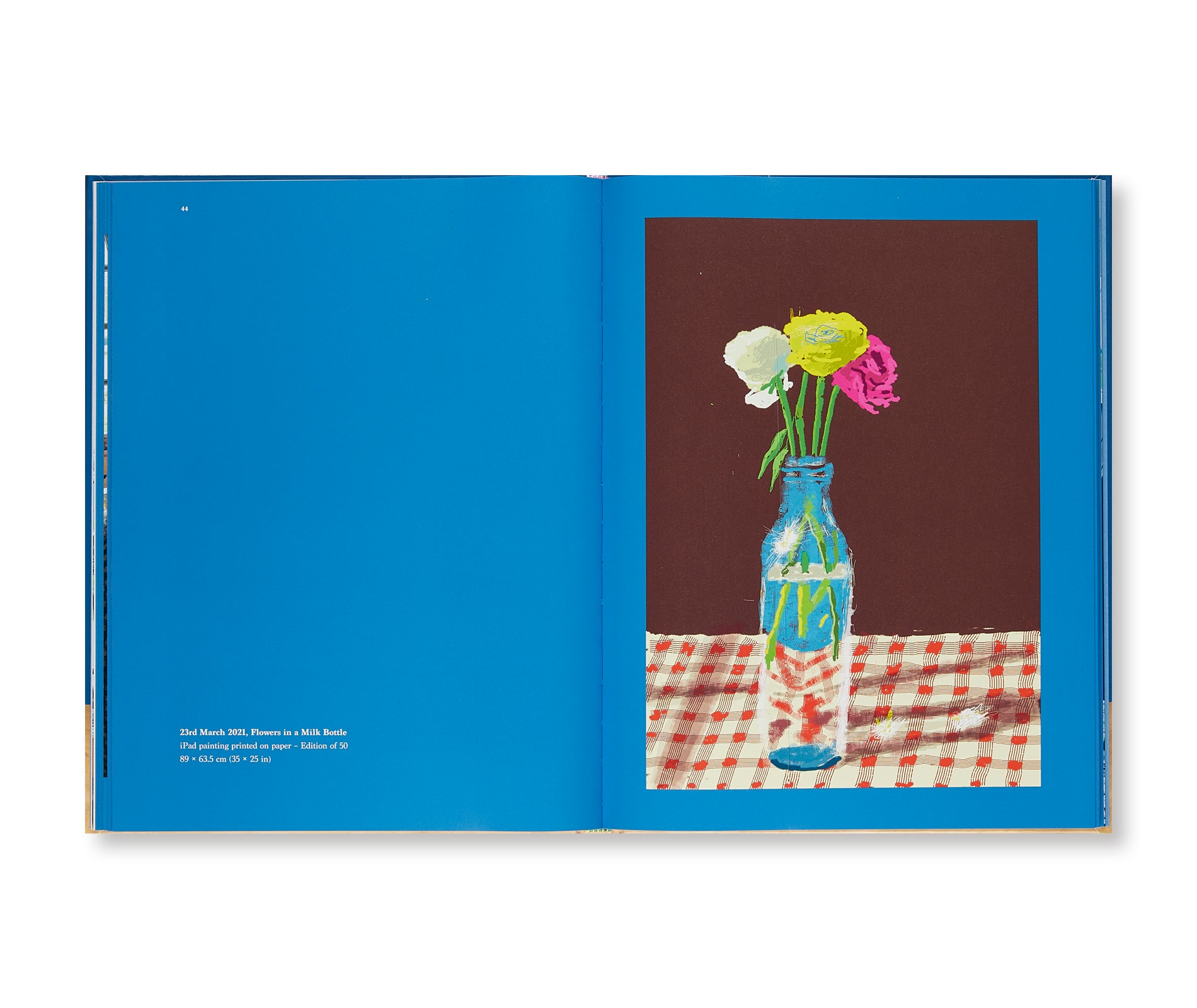 20 FLOWERS AND SOME BIGGER PICTURES by David Hockney