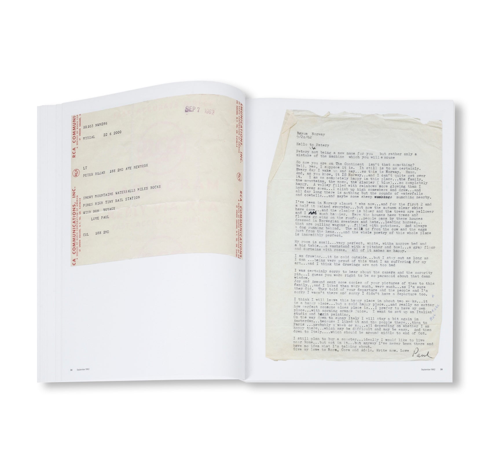 PAUL THEK AND PETER HUJAR: STAY AWAY FROM NOTHING by Paul Thek, Peter Hujar