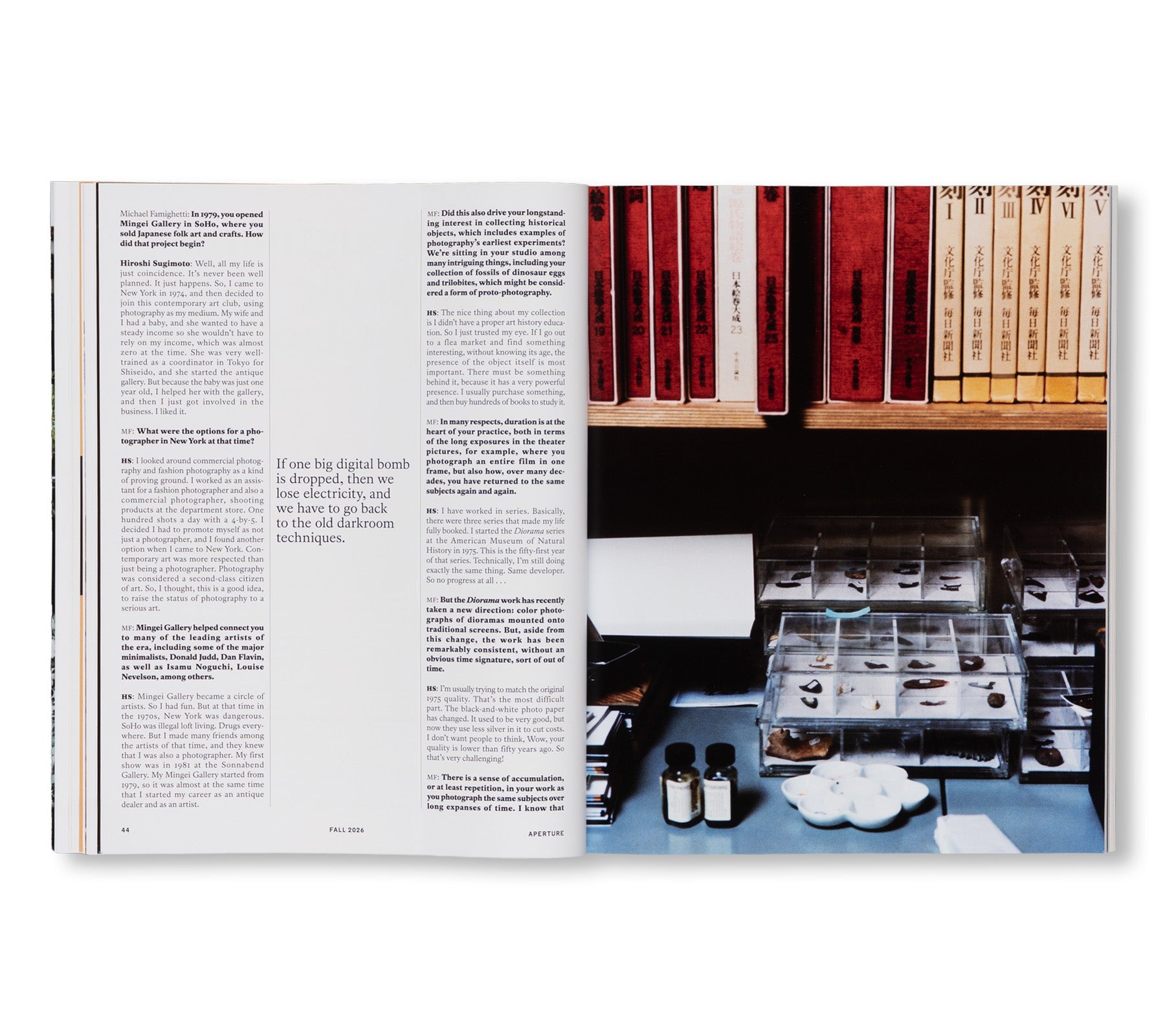 APERTURE 264 - FALL 2026: STOP TIME, GUEST EDITED BY HIROSHI SUGIMOTO