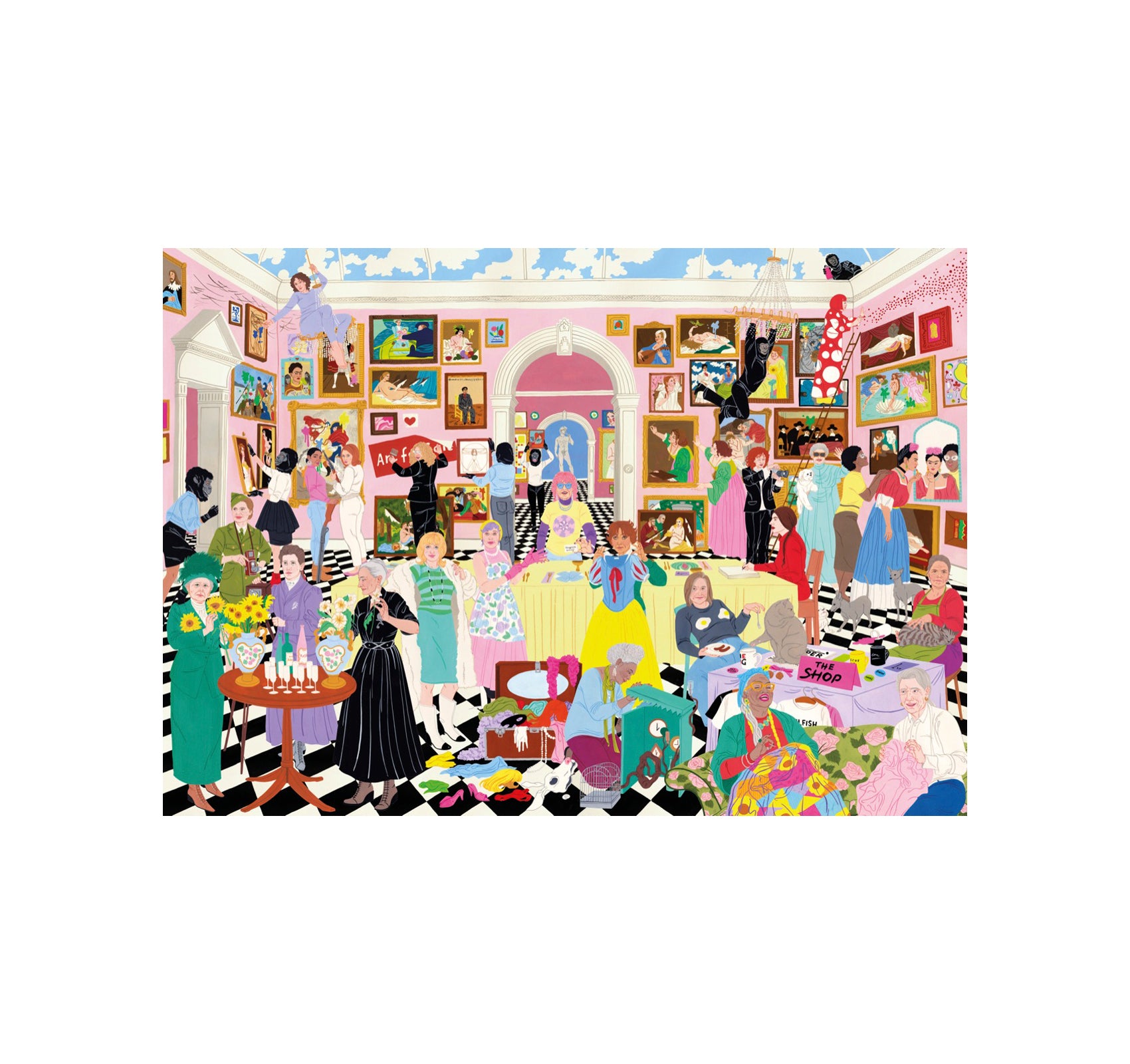THE GREAT FEMINIST ART PARTY - A 1000 PIECE JIGSAW RIOT