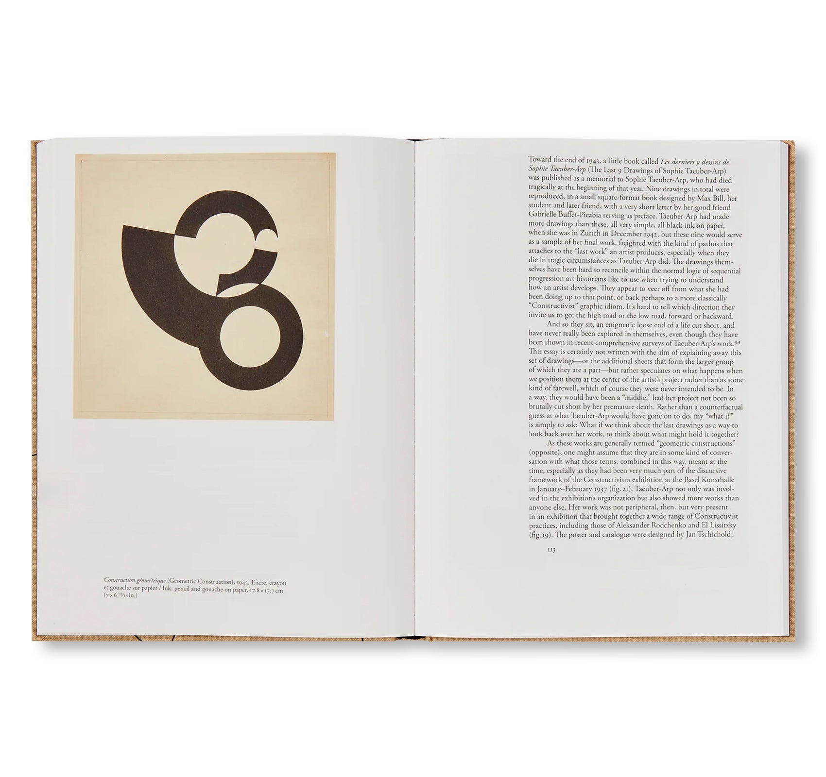 LA RÈGLE DES COURBES / THE RULE OF CURVES SALE PRICE by Sophie Taeuber-Arp