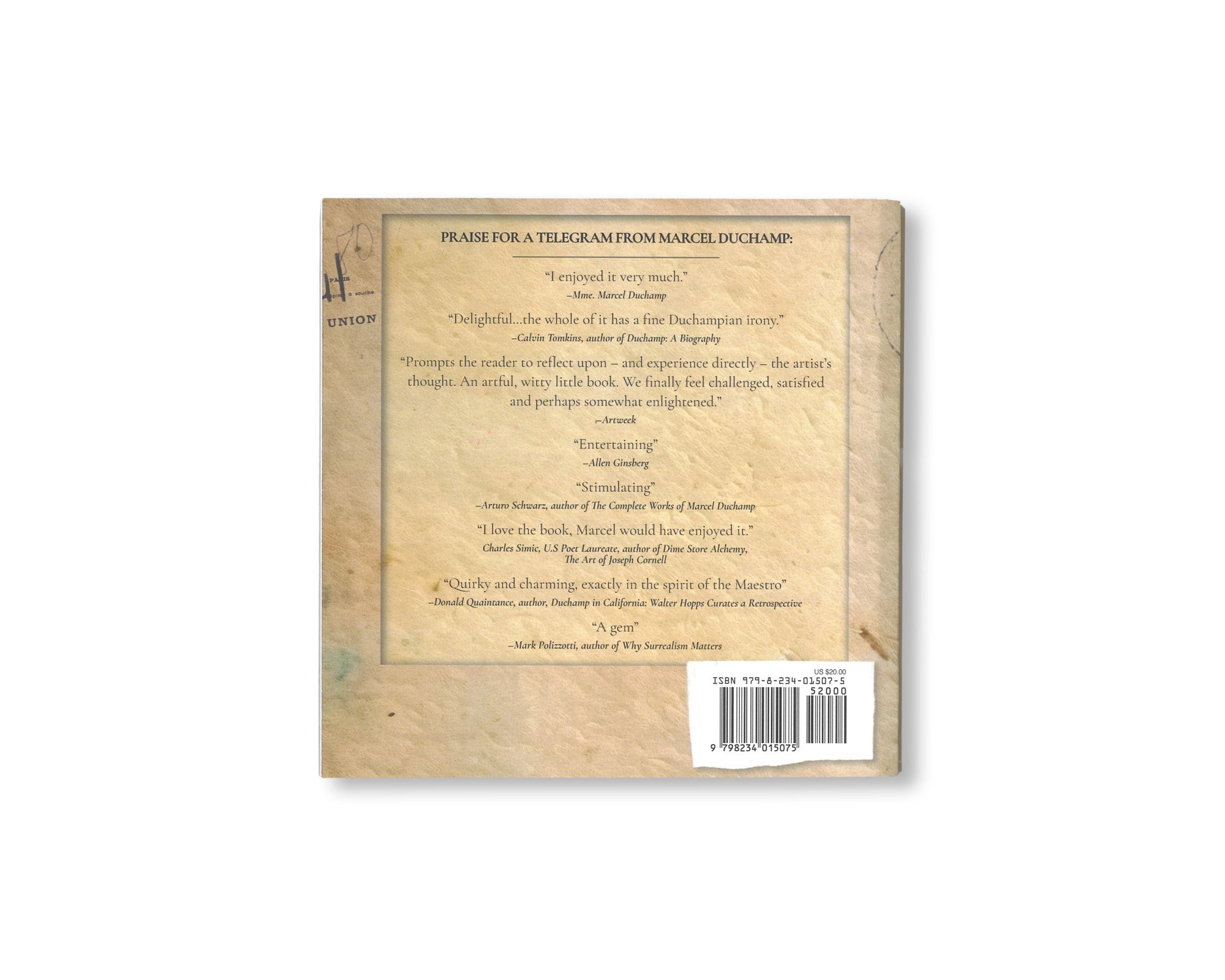 A TELEGRAM FROM MARCEL DUCHAMP by David Prowler [SECOND EDITION]