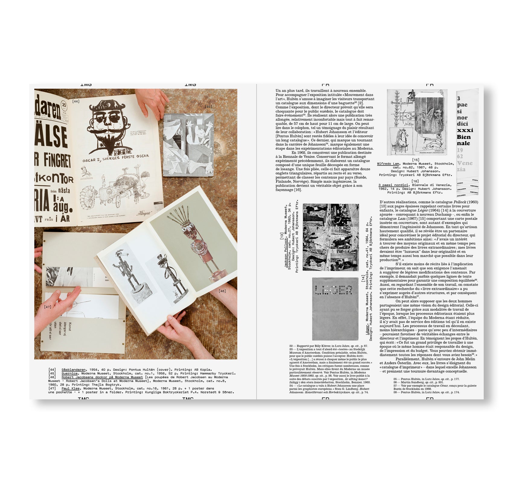 REVUE FAIRE – TO LOOK AT THINGS #54: THE DIRECTOR, THE GRAPHIC DESIGNER, AND THE PRINTER: PONTUS HULTÉN AND THE MAKING OF THE CATALOG, 1960-1973