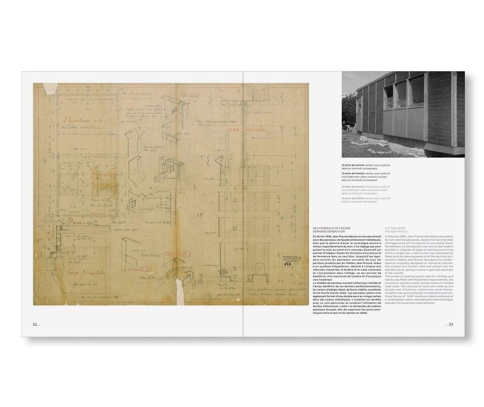 JEAN PROUVÉ CARNAC DEMOUNTABLE HOUSE, 1946 – VOL. 16 by Jean Prouvé