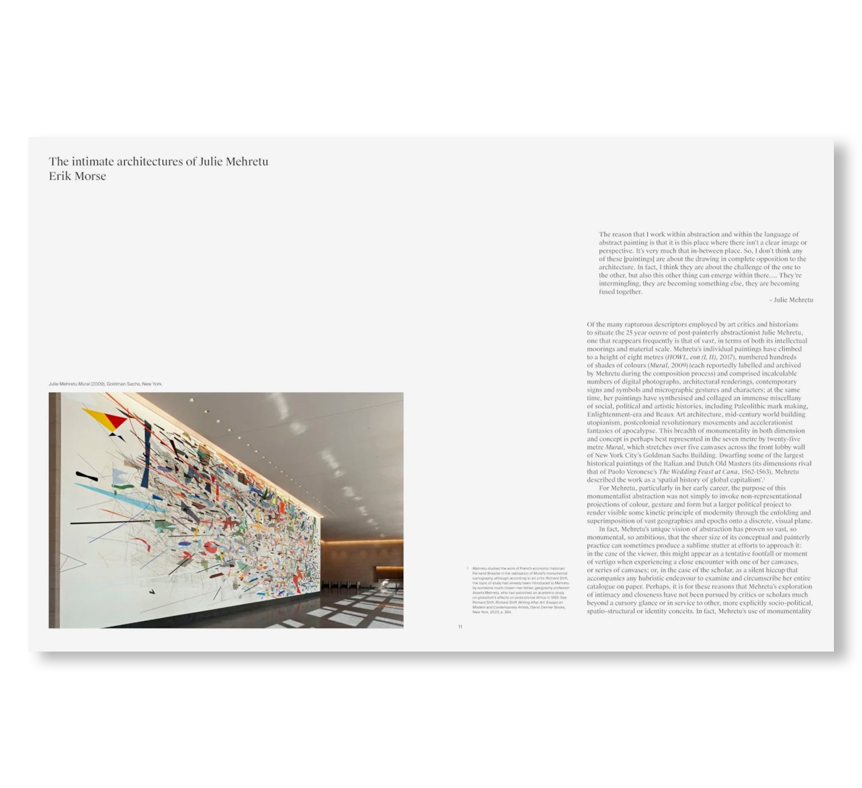 A TRANSCORE OF THE RADICAL IMAGINATORY by Julie Mehretu