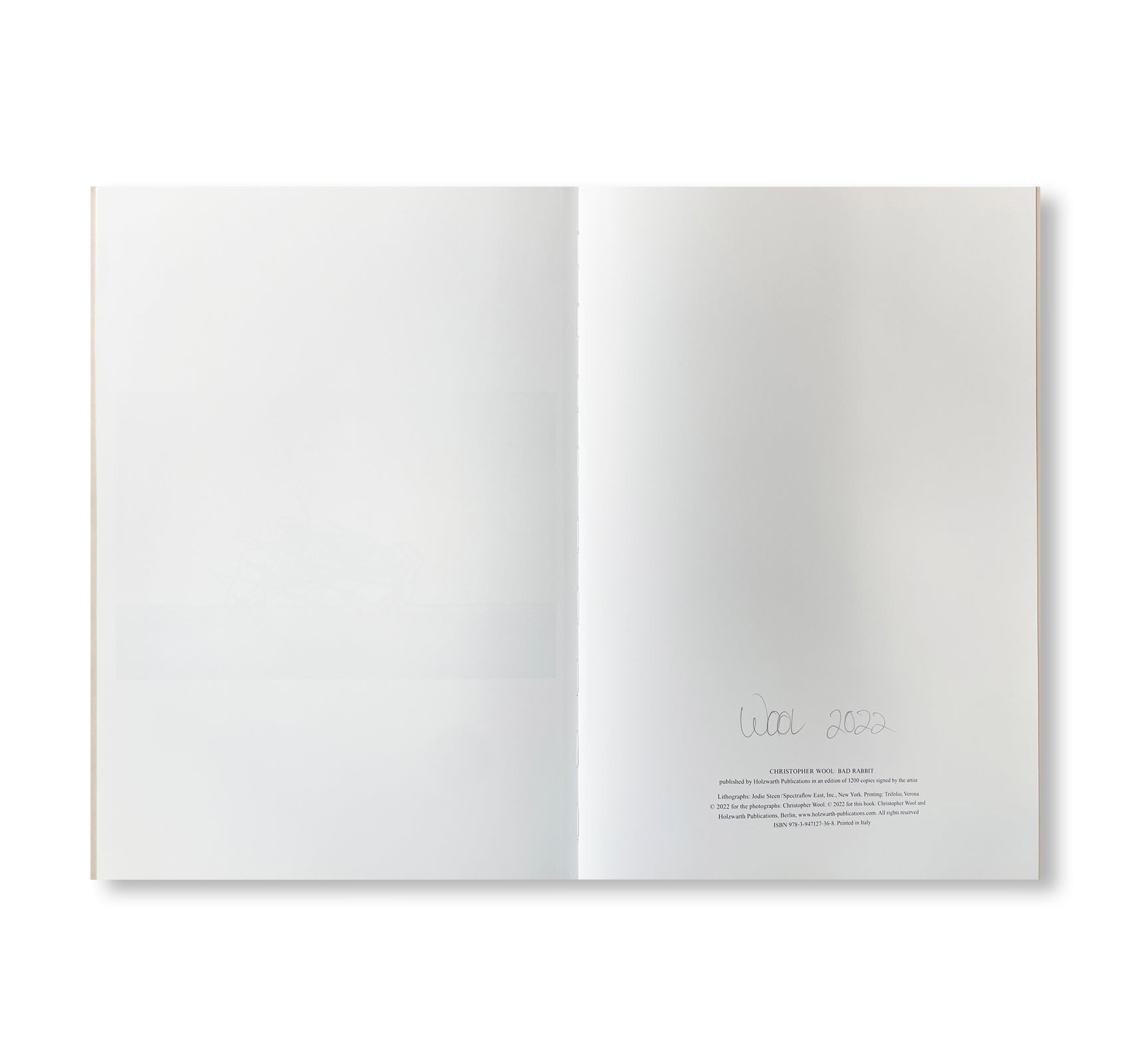 BAD RABBIT by Christopher Wool [SIGNED]