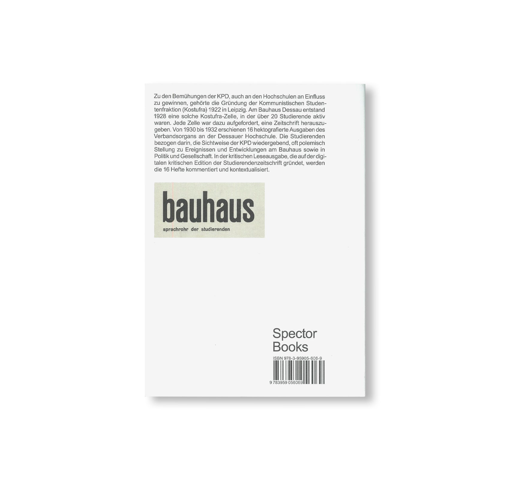 BAUHAUS. SPRACHROHR DER STUDIERENDEN. ORGAN DER KOSTUFRA / Edition Bauhaus 62 by Stiftung Bauhaus Dessau