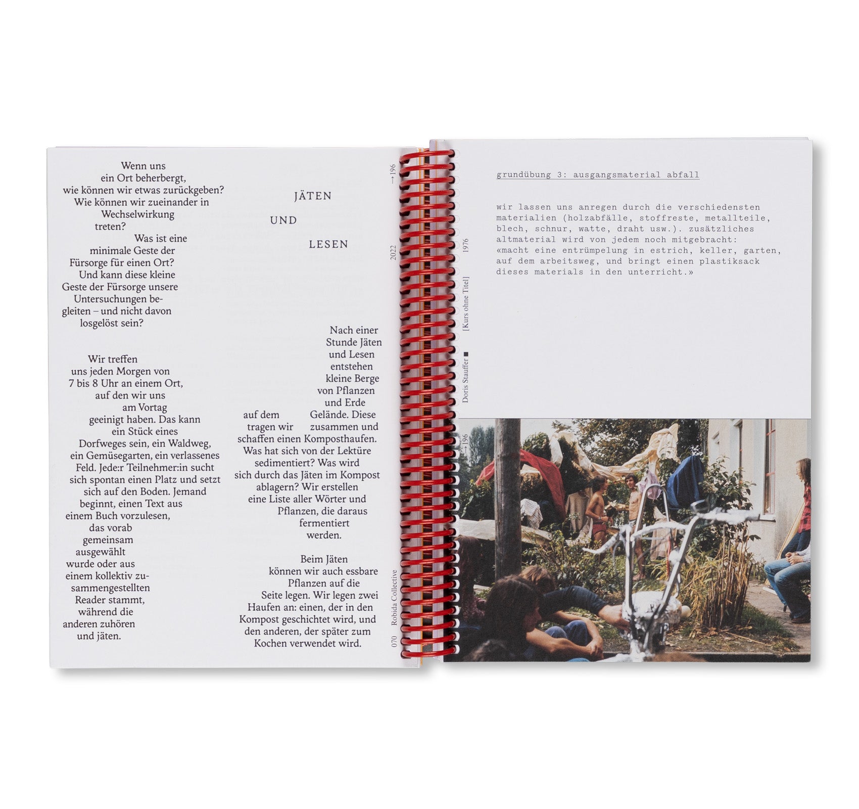 DORIS STAUFFER SOURCE BOOK - IDEEN FÜR EINE KOLLEKTIVE KUNSTPRAXIS by Doris Stauffer [GERMAN EDITION]