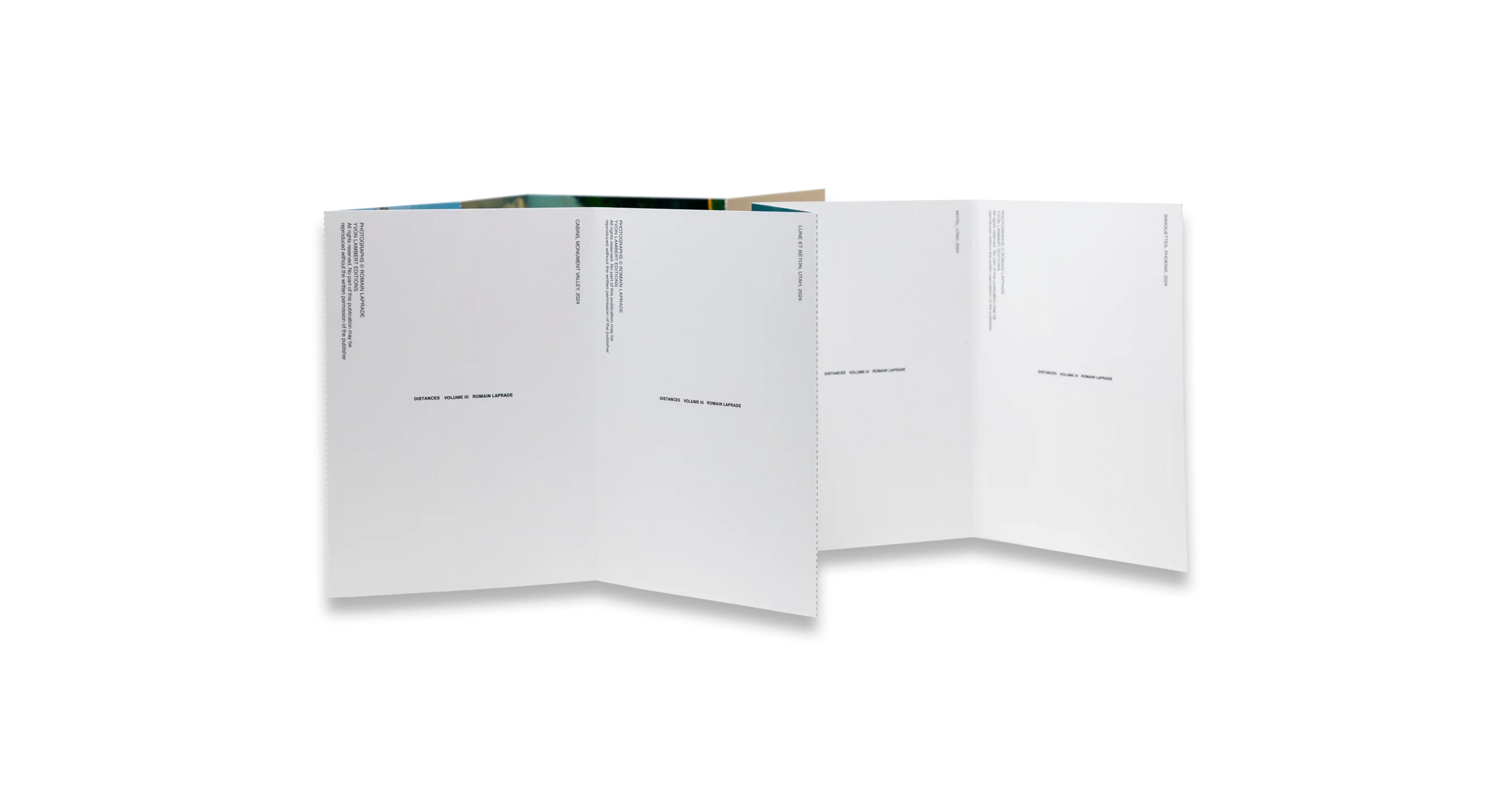 DISTANCES VOL.III (POSTCARDS) by Romain Laprade