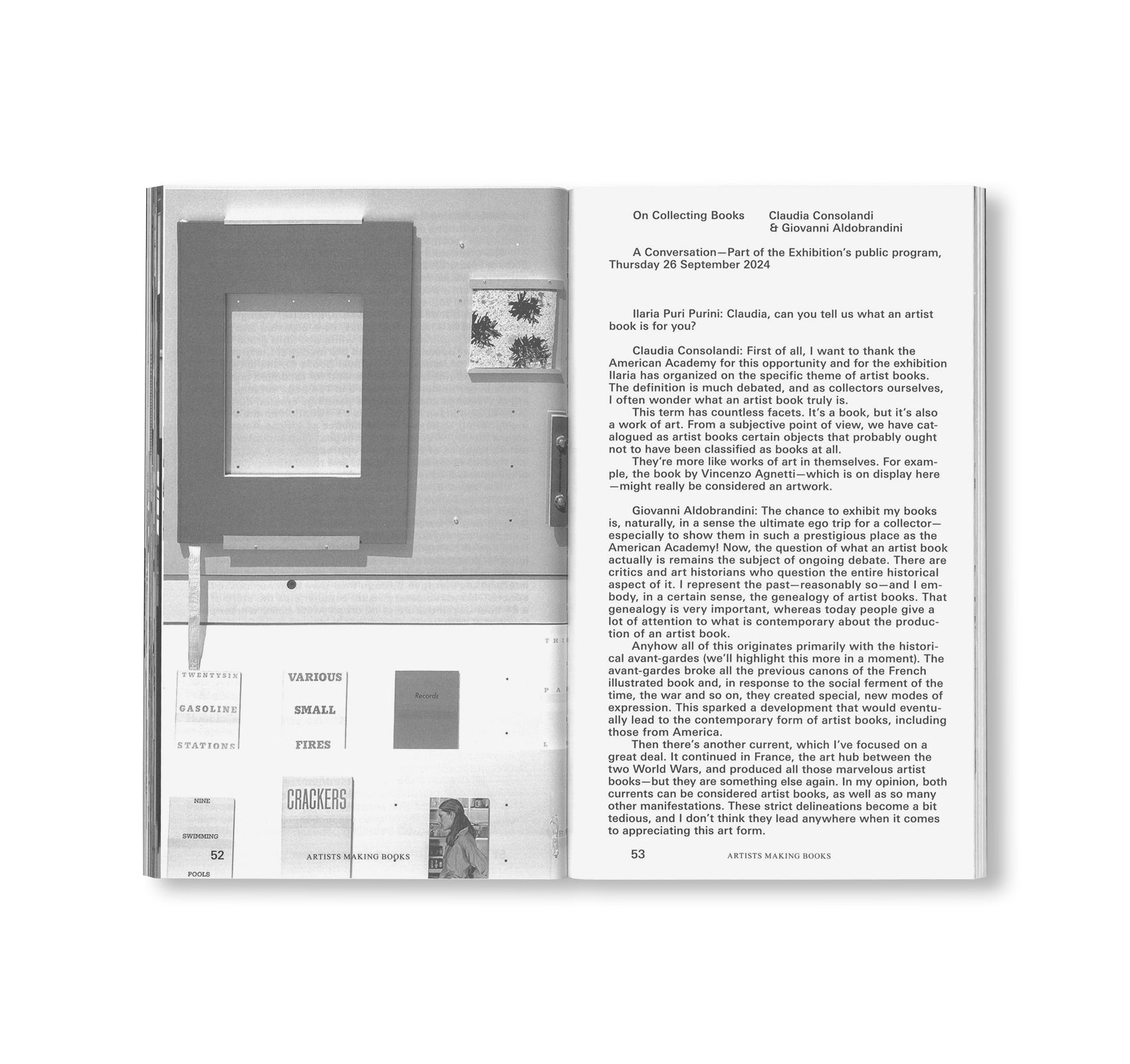 ARTISTS MAKING BOOKS