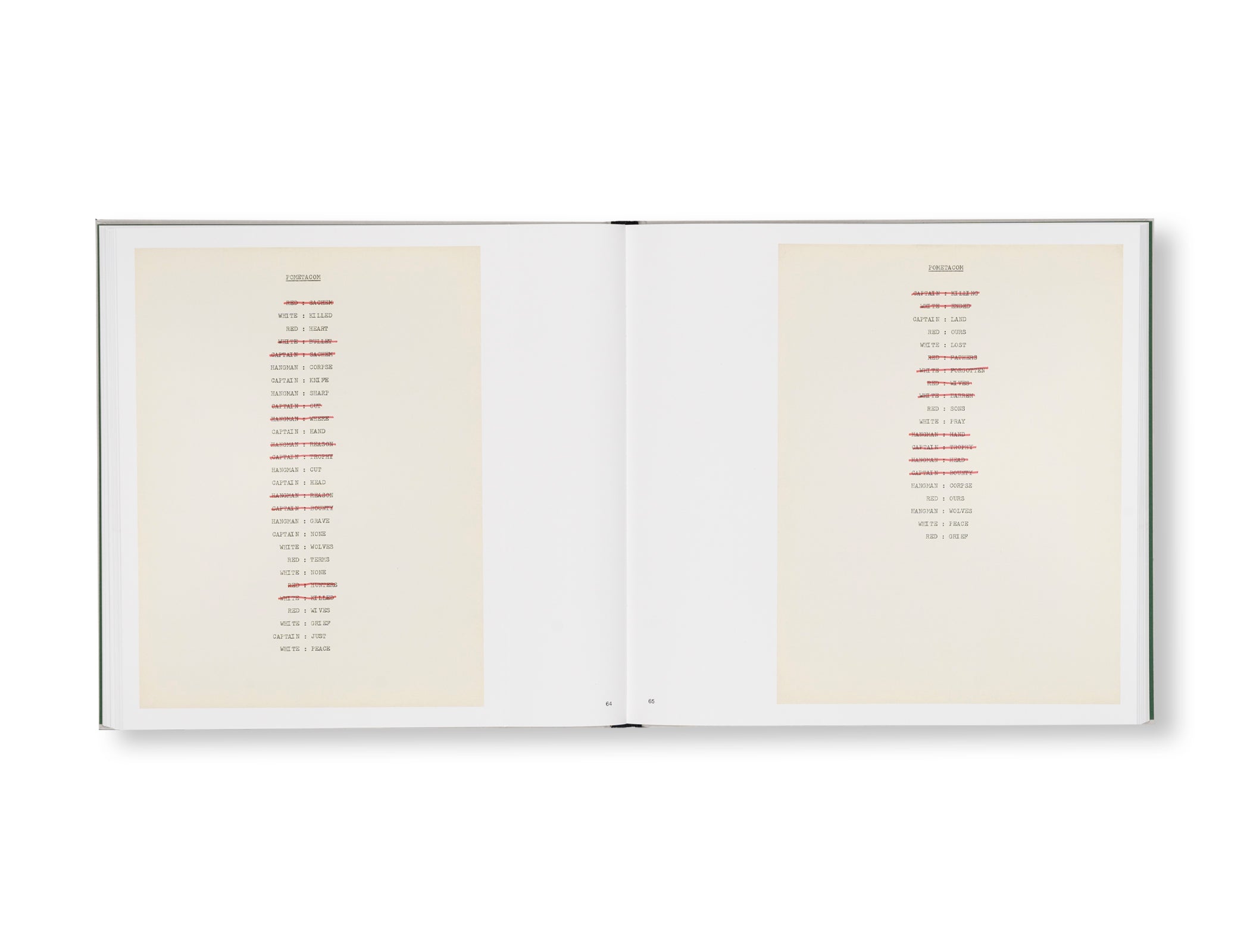 POEMS by Carl Andre