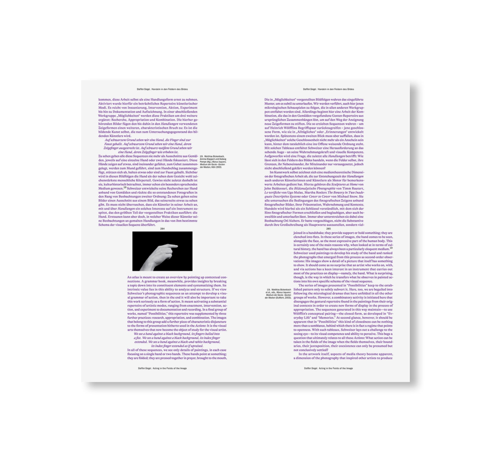 HANDLUNGEN / ACTIONS by Helmut Schweizer