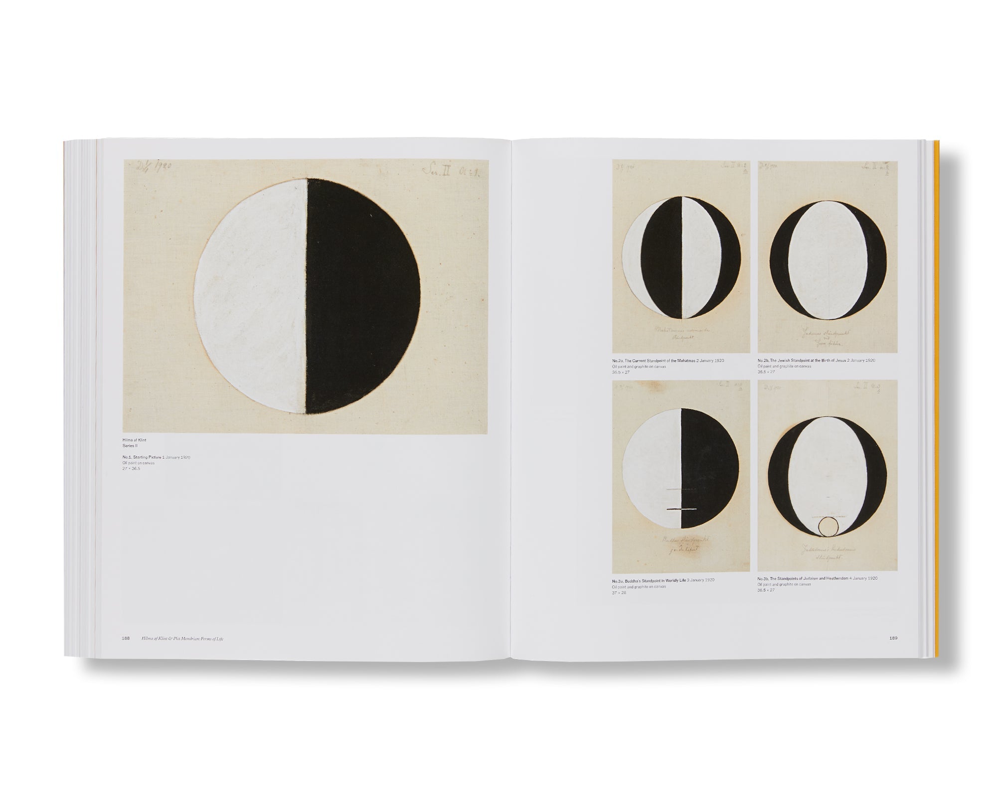 HILMA AF KLINT AND PIET MONDRIAN: FORMS OF LIFE by Hilma af Klint, Piet Mondrian [HARDCOVER]