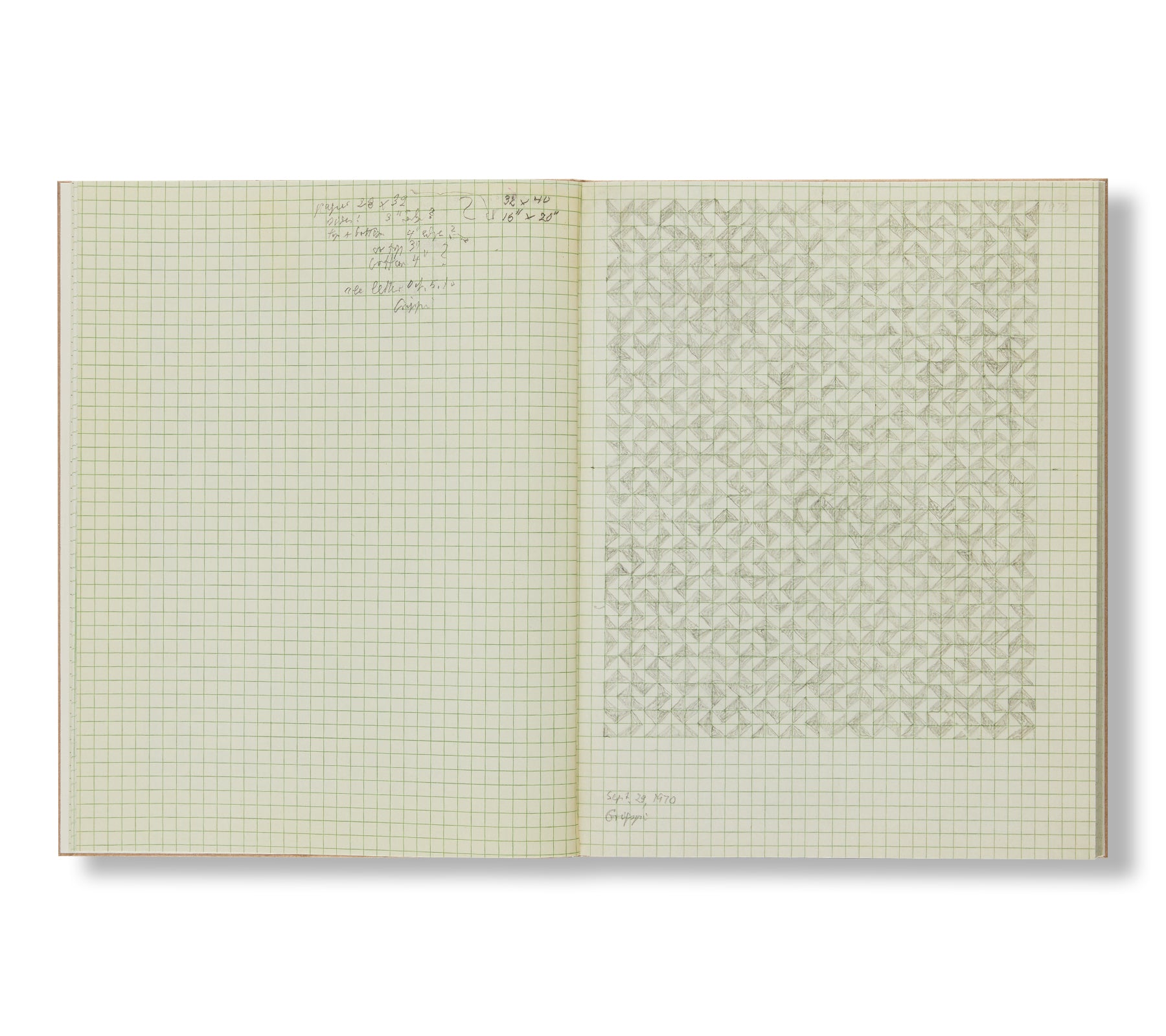 NOTEBOOK 1970–1980 by Anni Albers