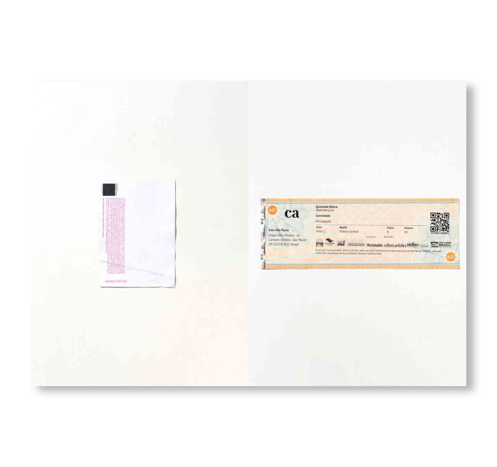 TICKETS TO THE CORE by Jac Leirner