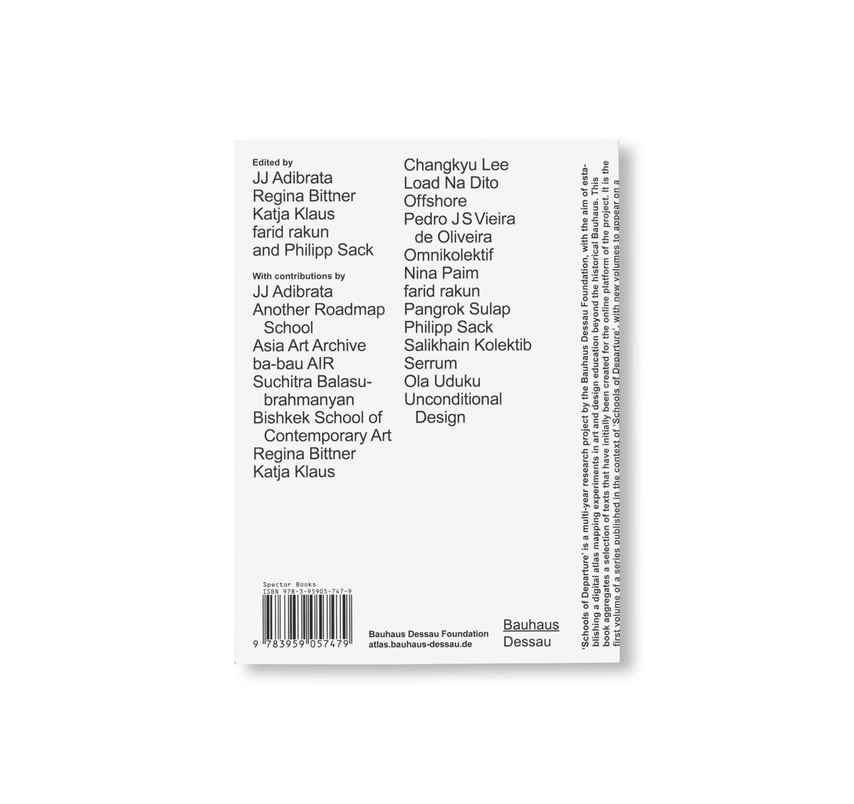 DECOLONISING DESIGN EDUCATION - SCHOOLS OF DEPARTURE NO. 1 by Stiftung Bauhaus Dessau [SECOND EDITION]