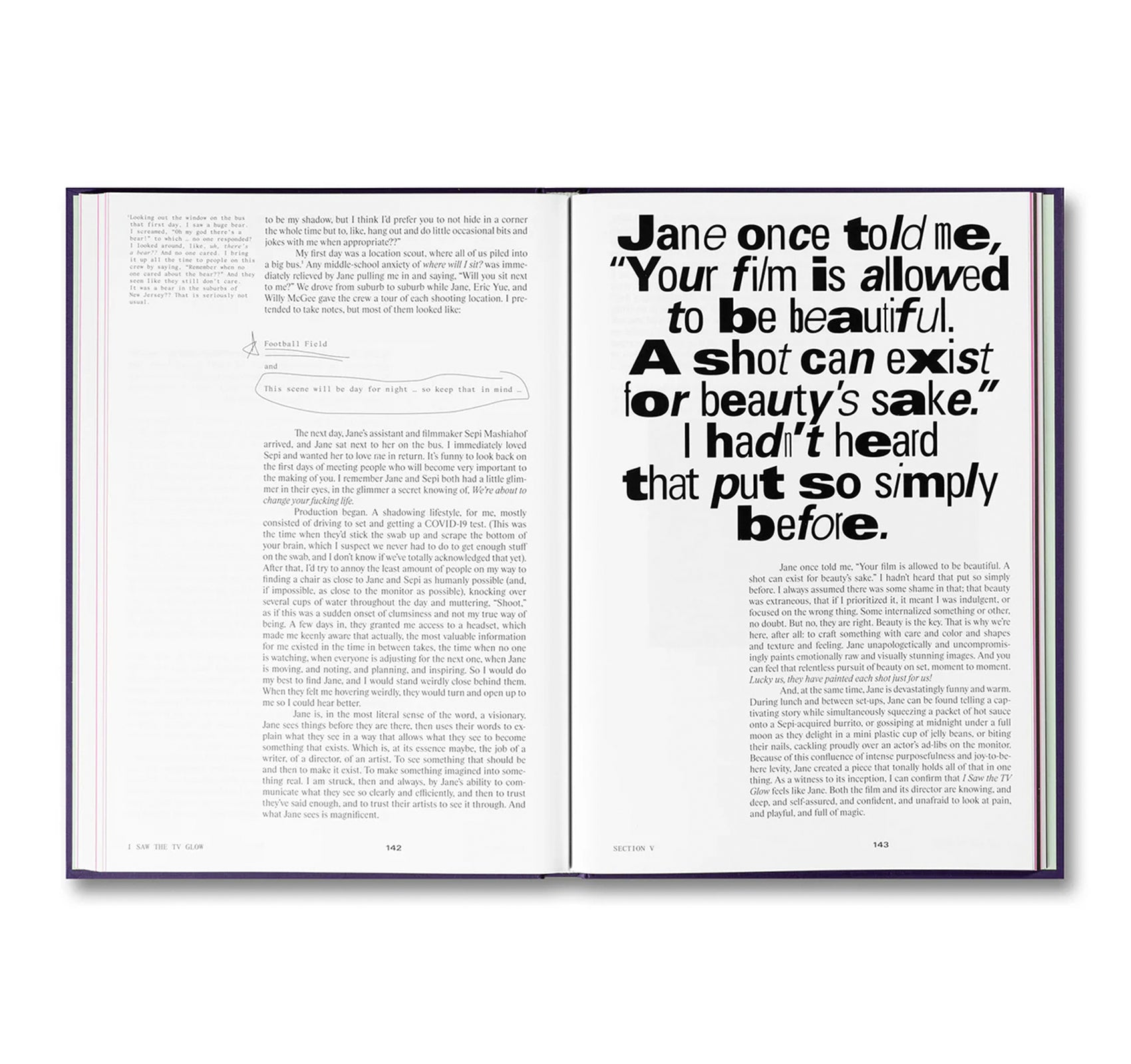 I SAW THE TV GLOW SCREENPLAY BOOK by Jane Schoenbrun