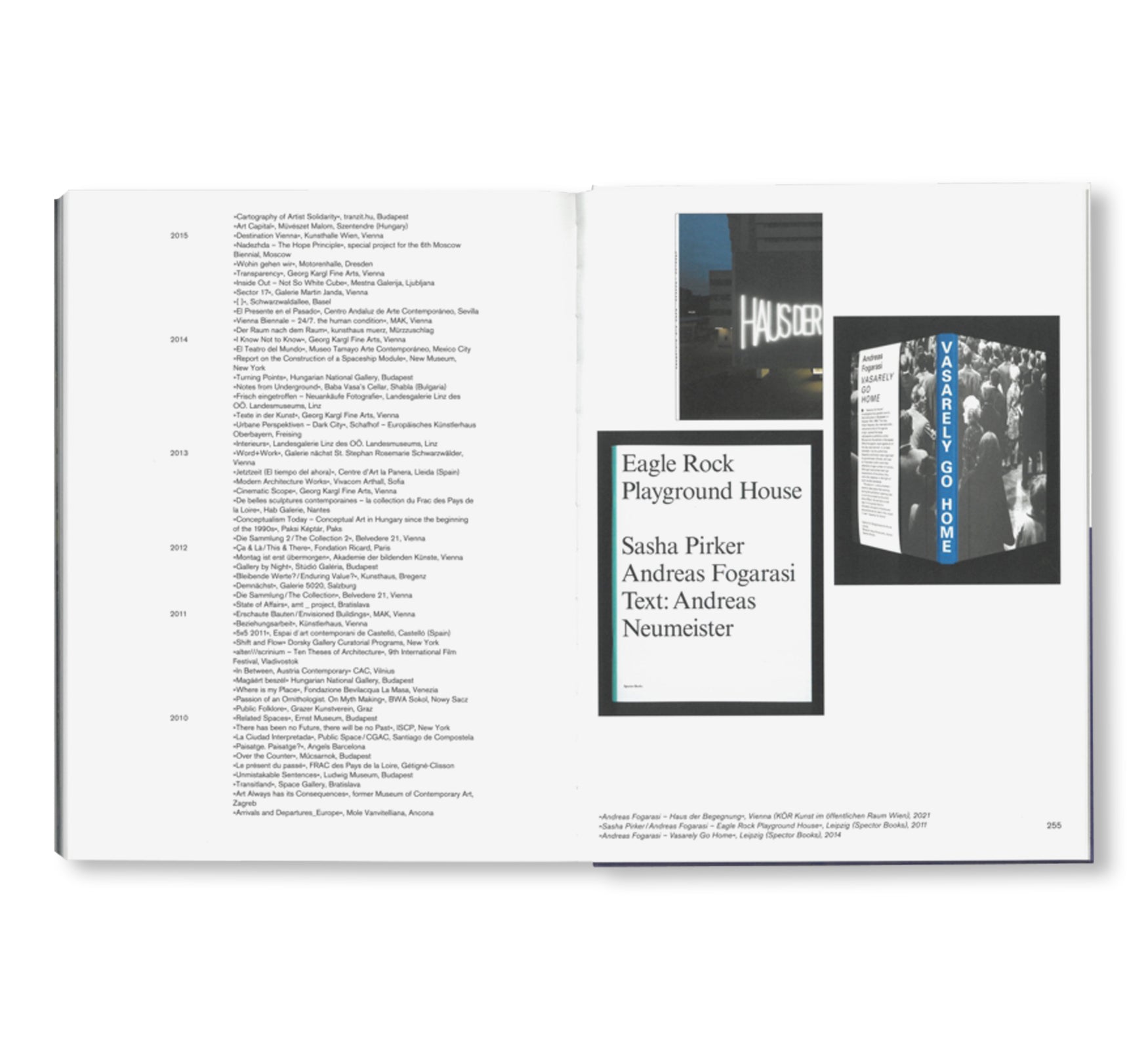 FROM WALL TO WALL: WORKS 2005 – 2025 by Andreas Fogarasi
