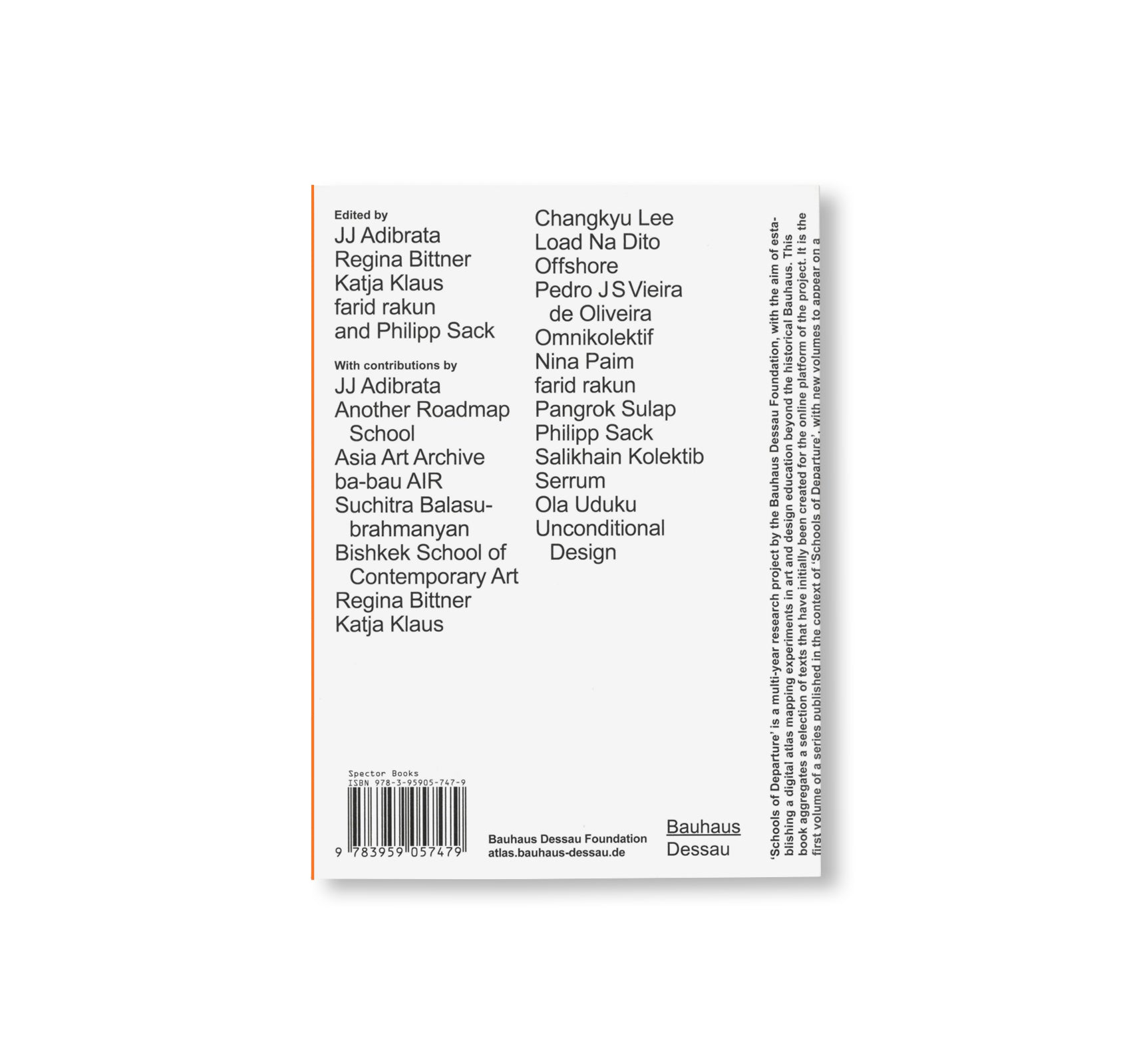 DECOLONISING DESIGN EDUCATION - SCHOOLS OF DEPARTURE NO. 1 by Stiftung Bauhaus Dessau [SECOND EDITION]