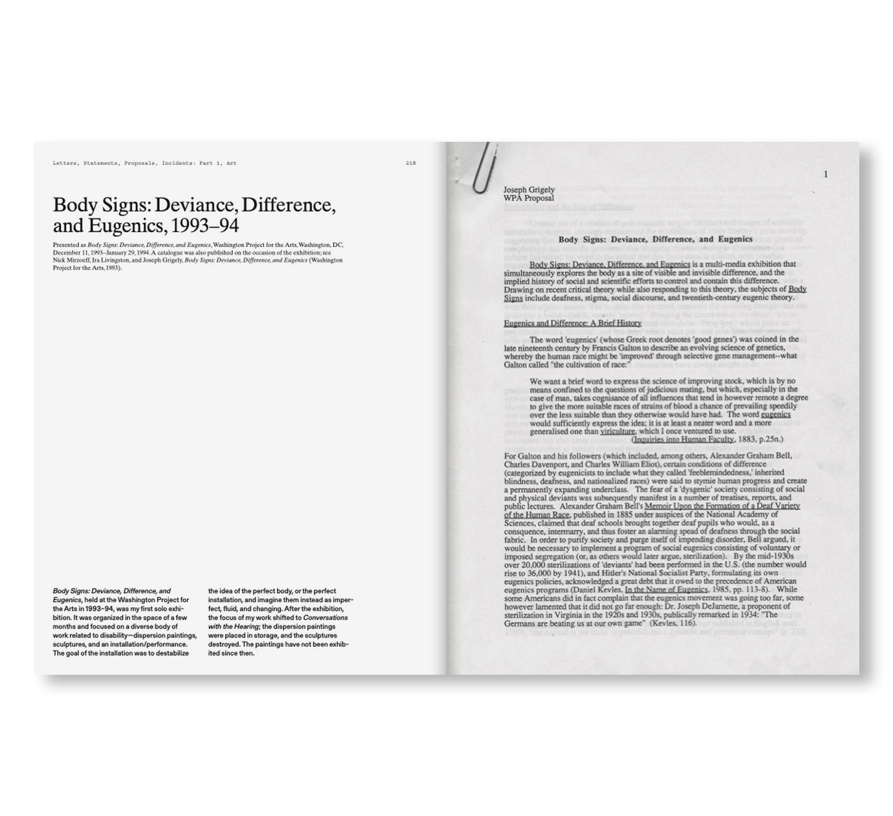 OTHERHOW: ESSAYS AND DOCUMENTS ON ART AND DISABILITY 1985-2024 by Joseph Grigely