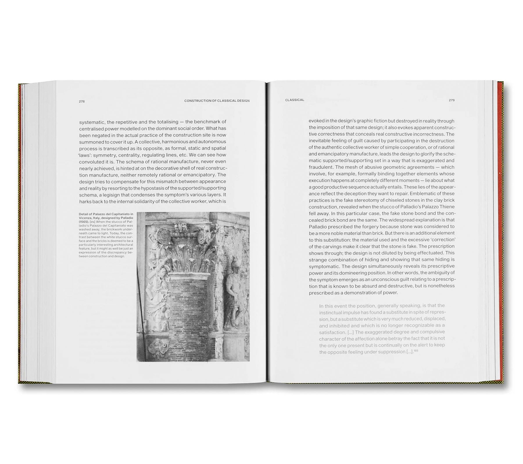 CONSTRUCTION OF CLASSICAL DESIGN by Sérgio Ferro
