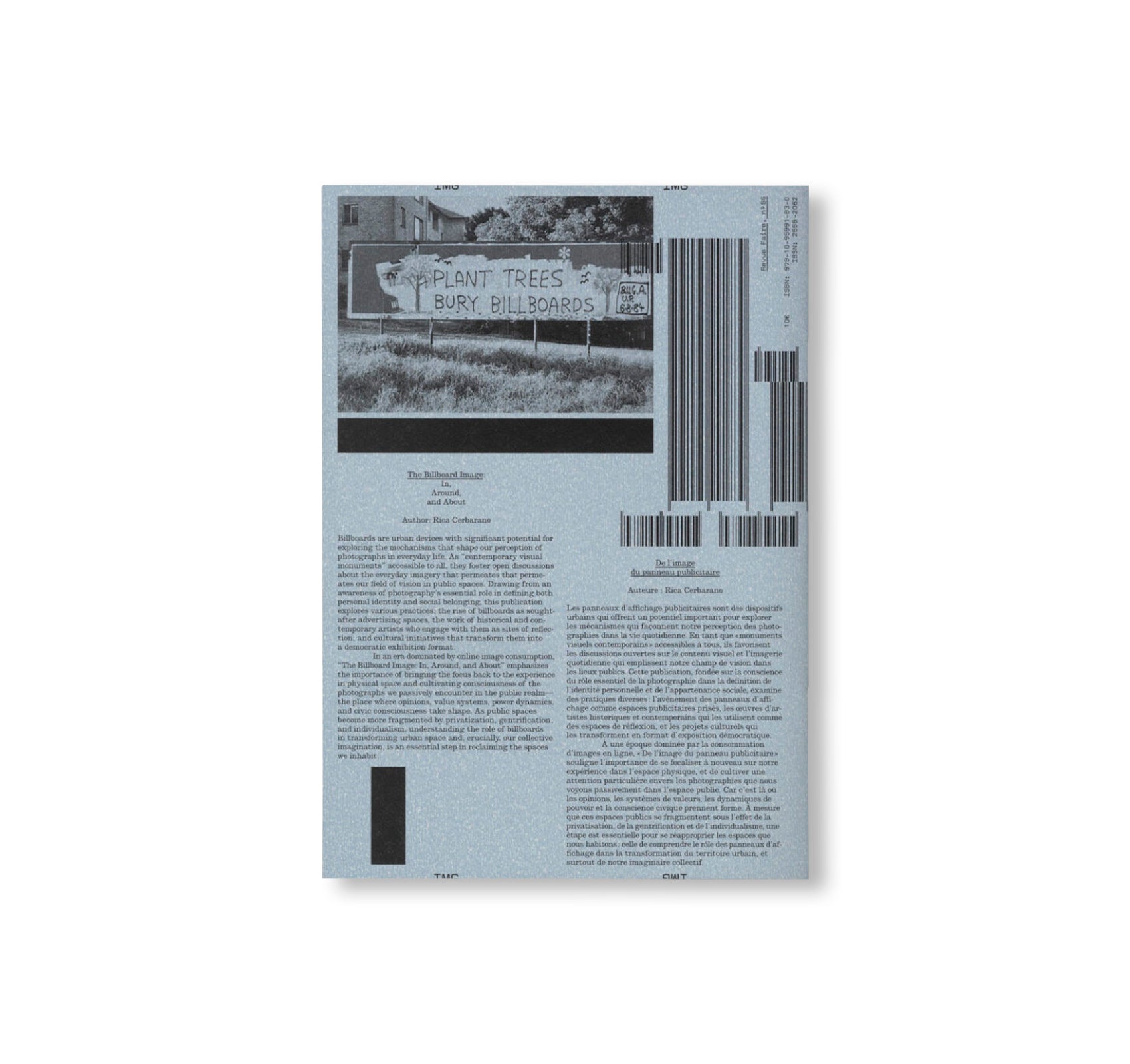 REVUE FAIRE – TO LOOK AT THINGS #55: THE BILLBOARD IMAGE: IN, AROUND AND ABOUT. AUTHOR: RICA CERBARANO