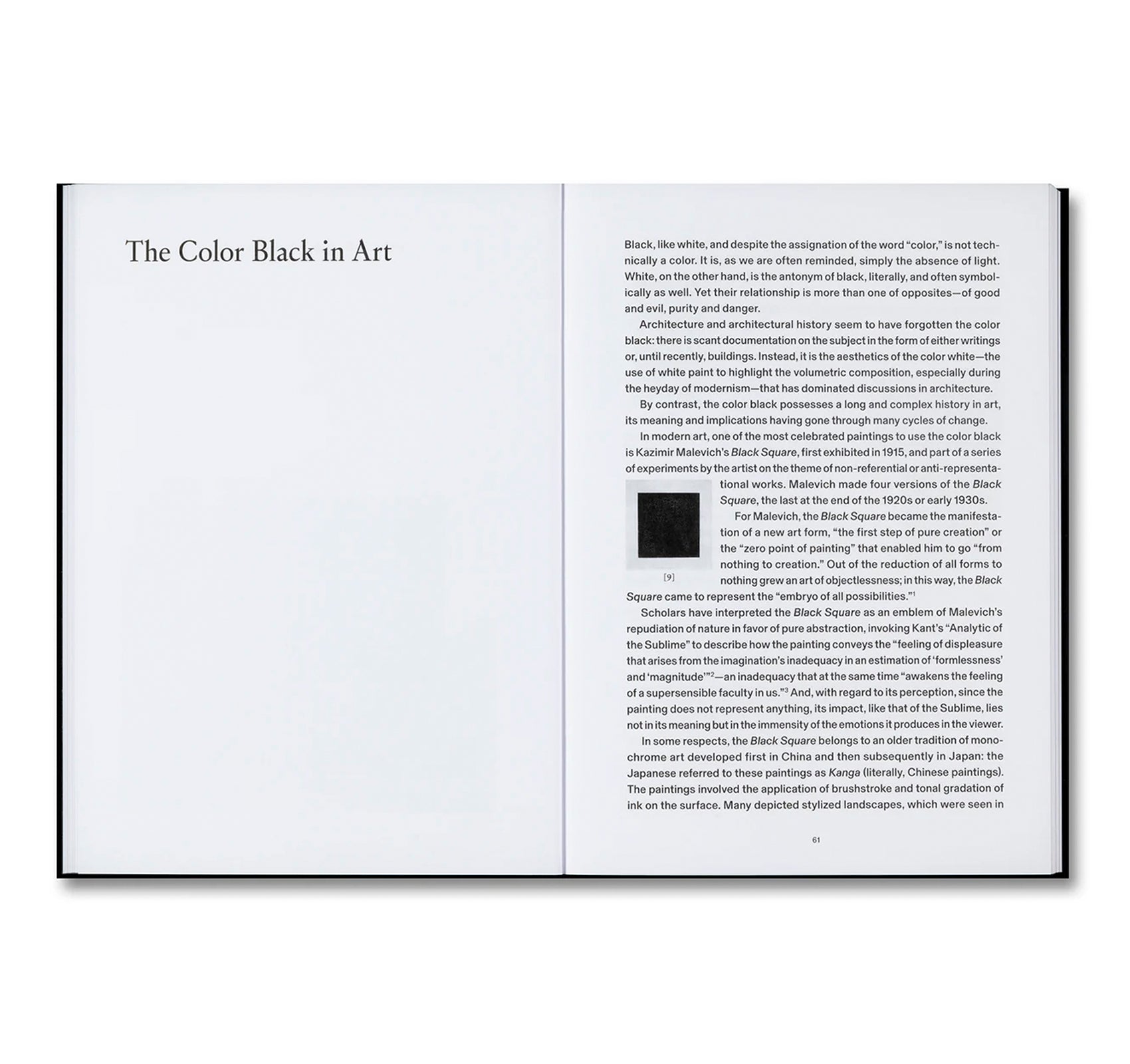 THE COLOR BLACK: ANTINOMIES OF A COLOR IN ARCHITECTURE AND ART by Mohsen Mostafavi, Max Raphael [SIGNED]