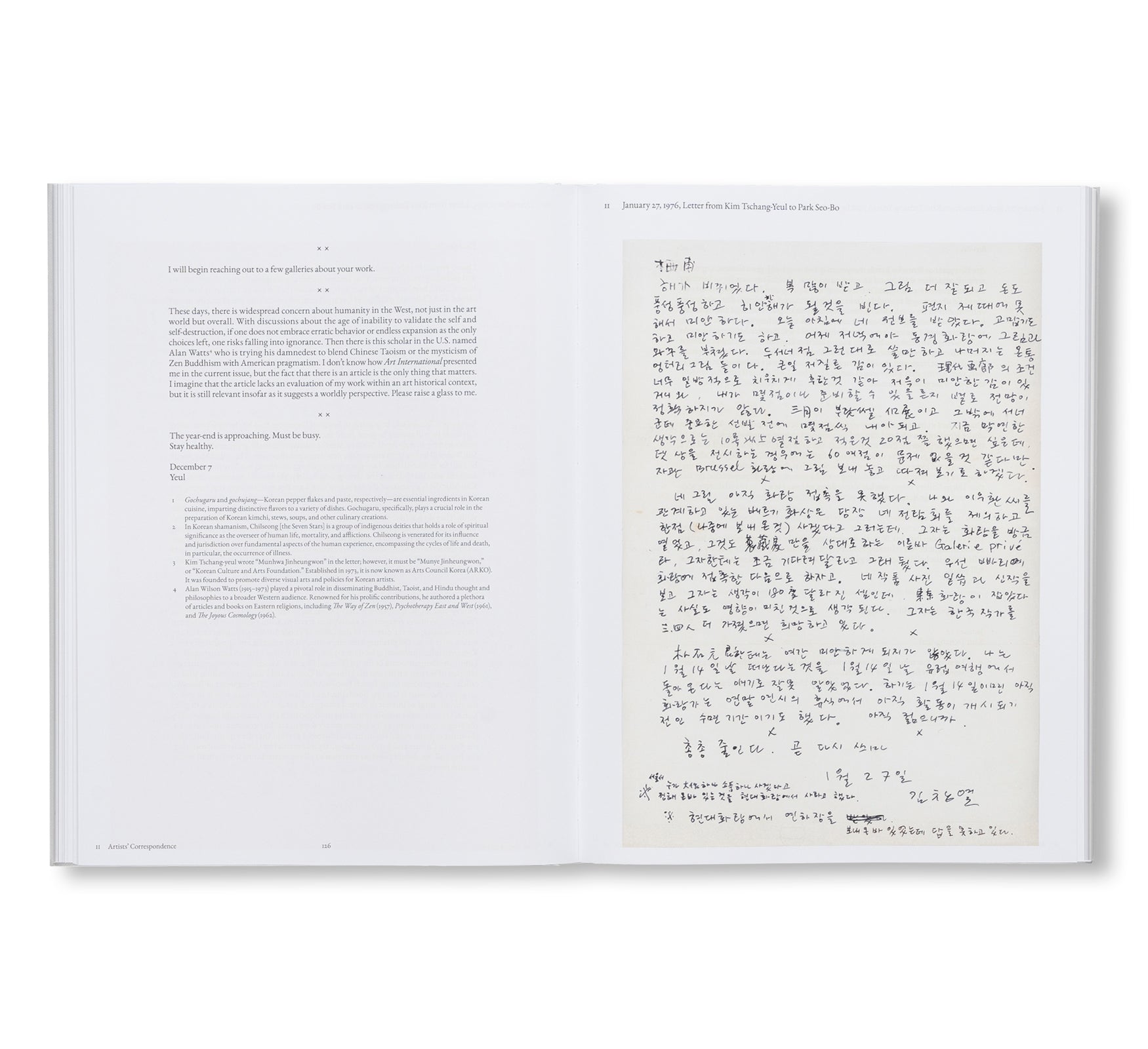 THE MAKING OF MODERN KOREAN ART: THE LETTERS OF KIM TSCHANG-YEUL, KIM WHANKI, LEE UFAN, AND PARK SEO-BO, 1961–1982 by Kim Tschang-Yeul, Kim Whanki, Lee Ufan, Park Seo-Bo