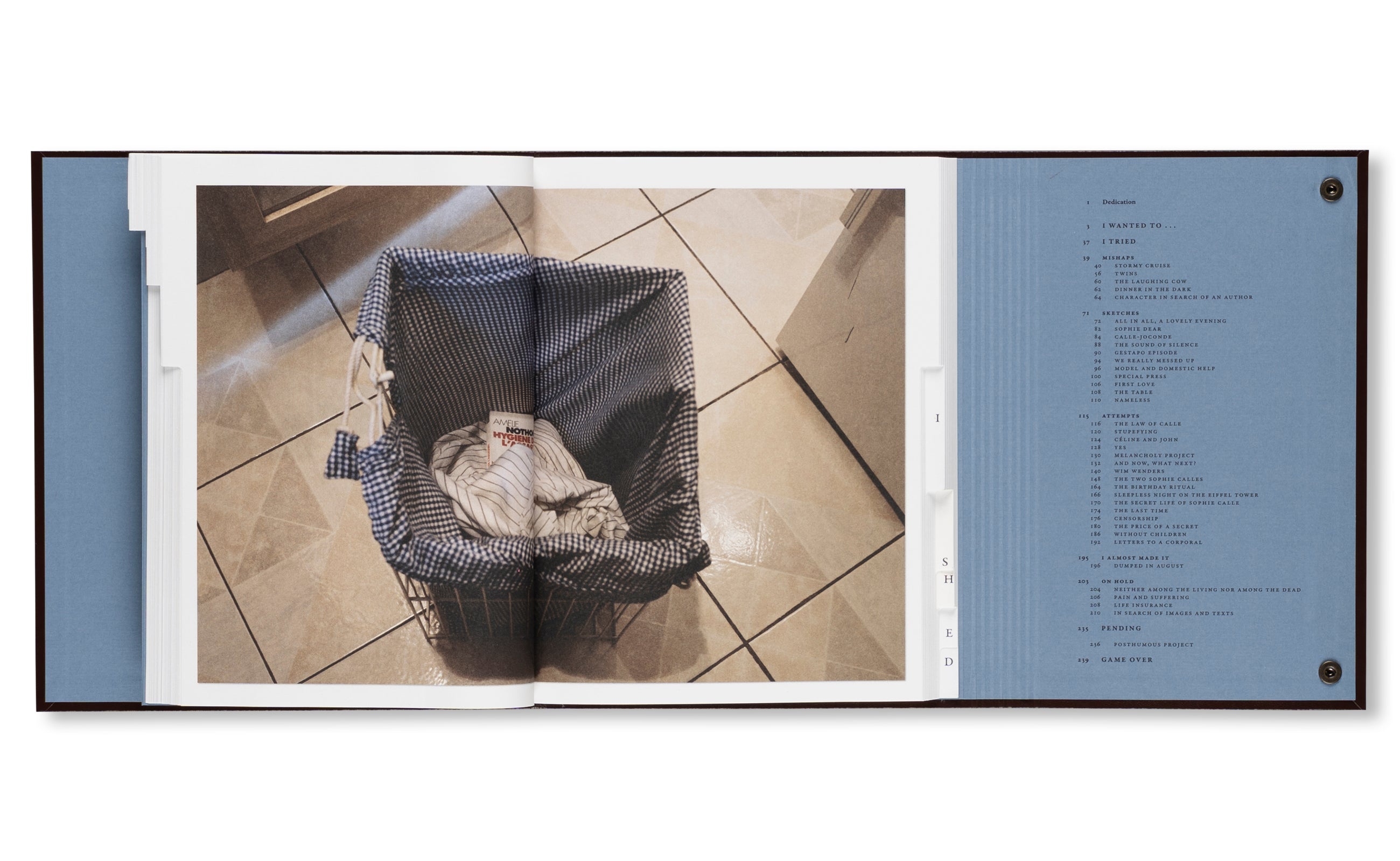 CATALOGUE RAISONNÉ OF THE UNFINISHED by Sophie Calle
