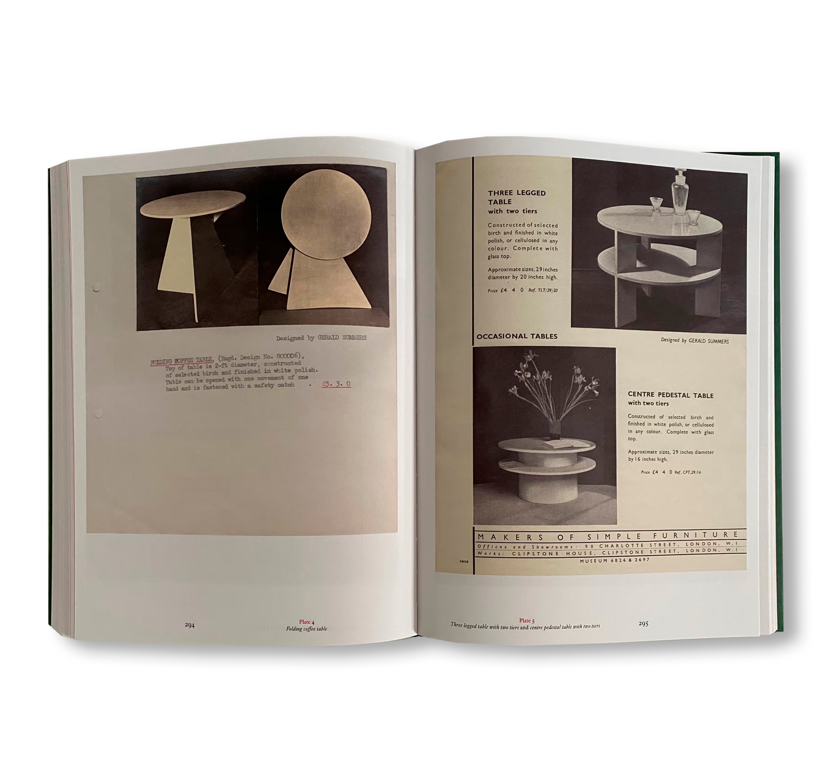 MAKERS OF SIMPLE FURNITURE, 1931–1940 by Gerald Summers, Marjorie Butcher