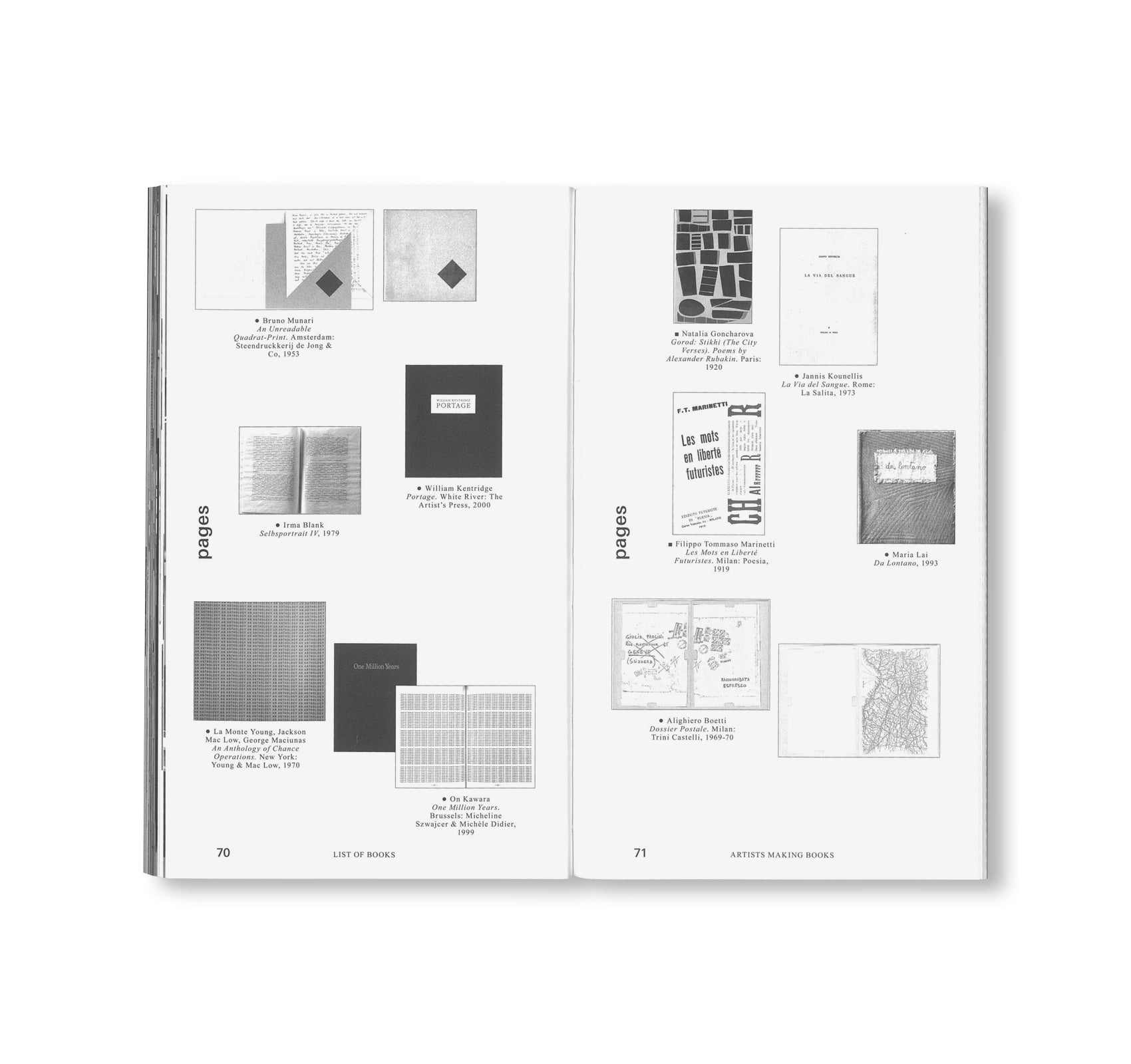 ARTISTS MAKING BOOKS